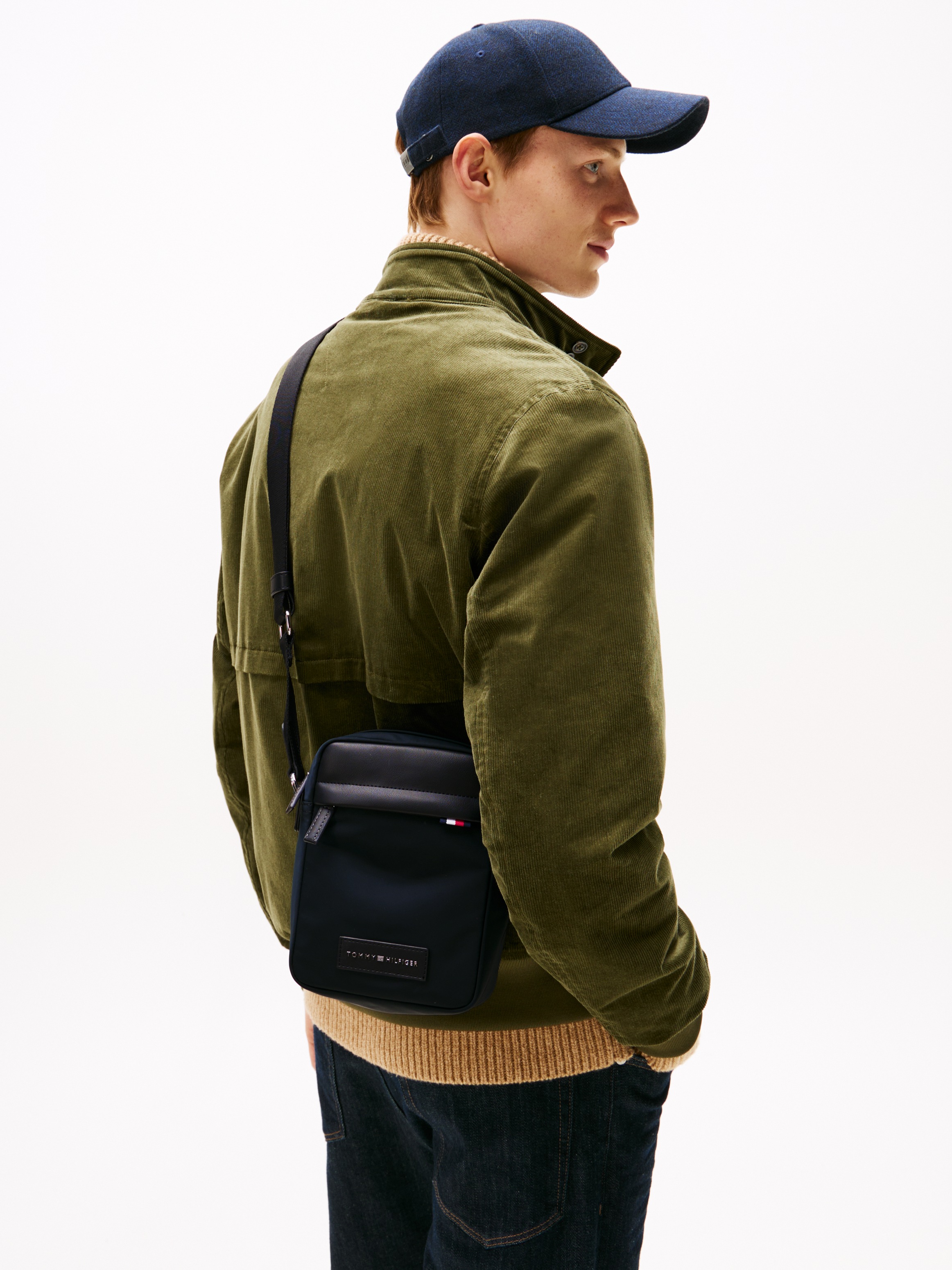 Tommy Hilfiger Mini Bag "TH NYLON MINI REPORTER", Men Umhängetasche, Schult günstig online kaufen