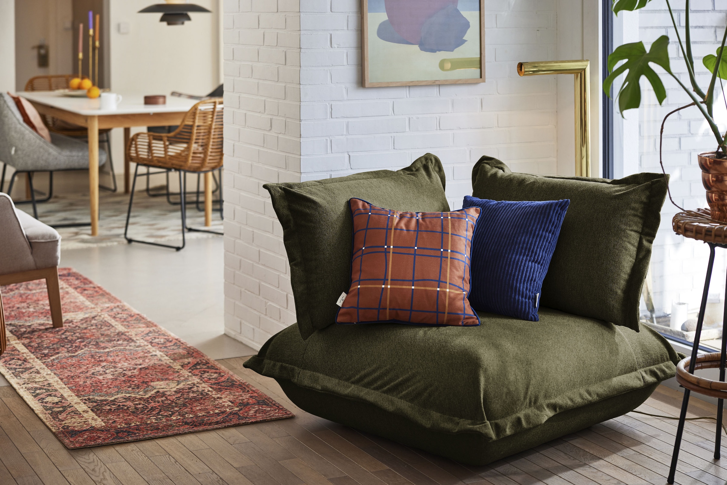 TOM TAILOR HOME Sofa-Eckelement »Cushion«, im lässigen Kissenlook, mit softer Kaltschaumpolsterung