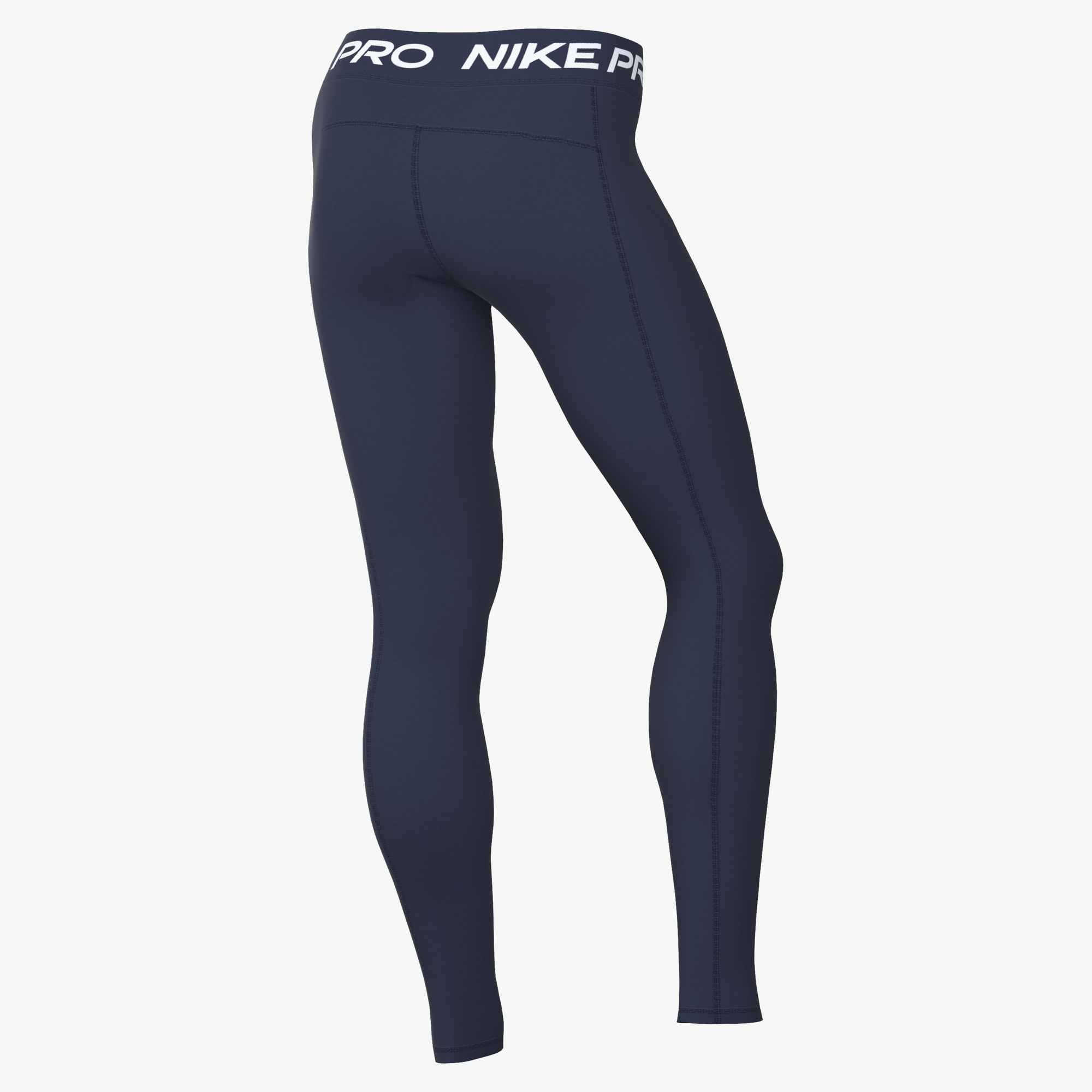 Trainingstights NIKE "W NP DF 365 MR TIGHT USM", Damen, Gr. XS, N-Gr, midnight navy, Obermaterial: 78% Polyester, 22% Elasthan, Hosen, schnell trocknendes Material, atmungsaktiv, leicht und dehnbar 3