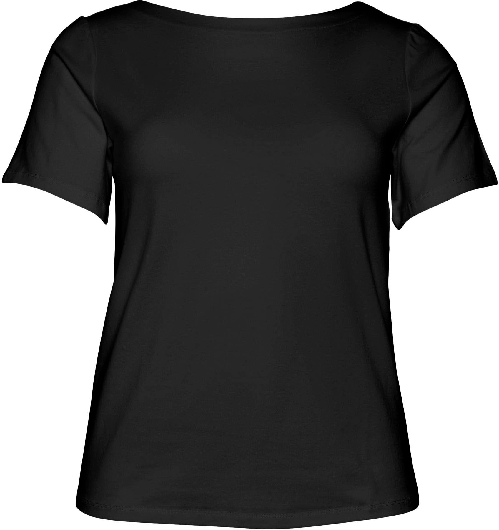 Black Friday aus | Baumwolle-/Modalmischgewebe »VMVANDA«, BAUR T-Shirt Curve Moda Vero weichem