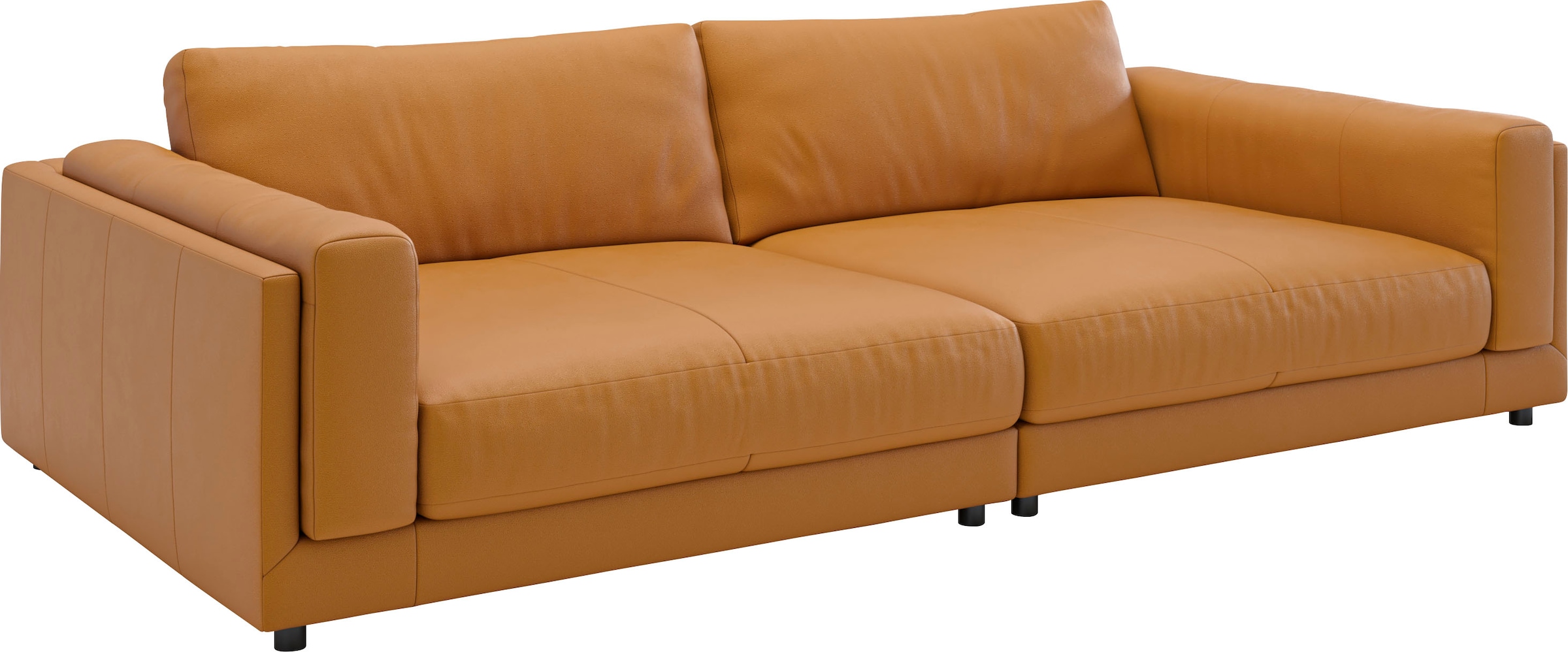 3C Candy Big-Sofa »Karalis mit extra großer Sitztiefe, elegantes Mega Sofa zum Relaxen,«, auch in Cord- oder Leder-Bezug, lose Kissen, loungige Bequemlichkeit