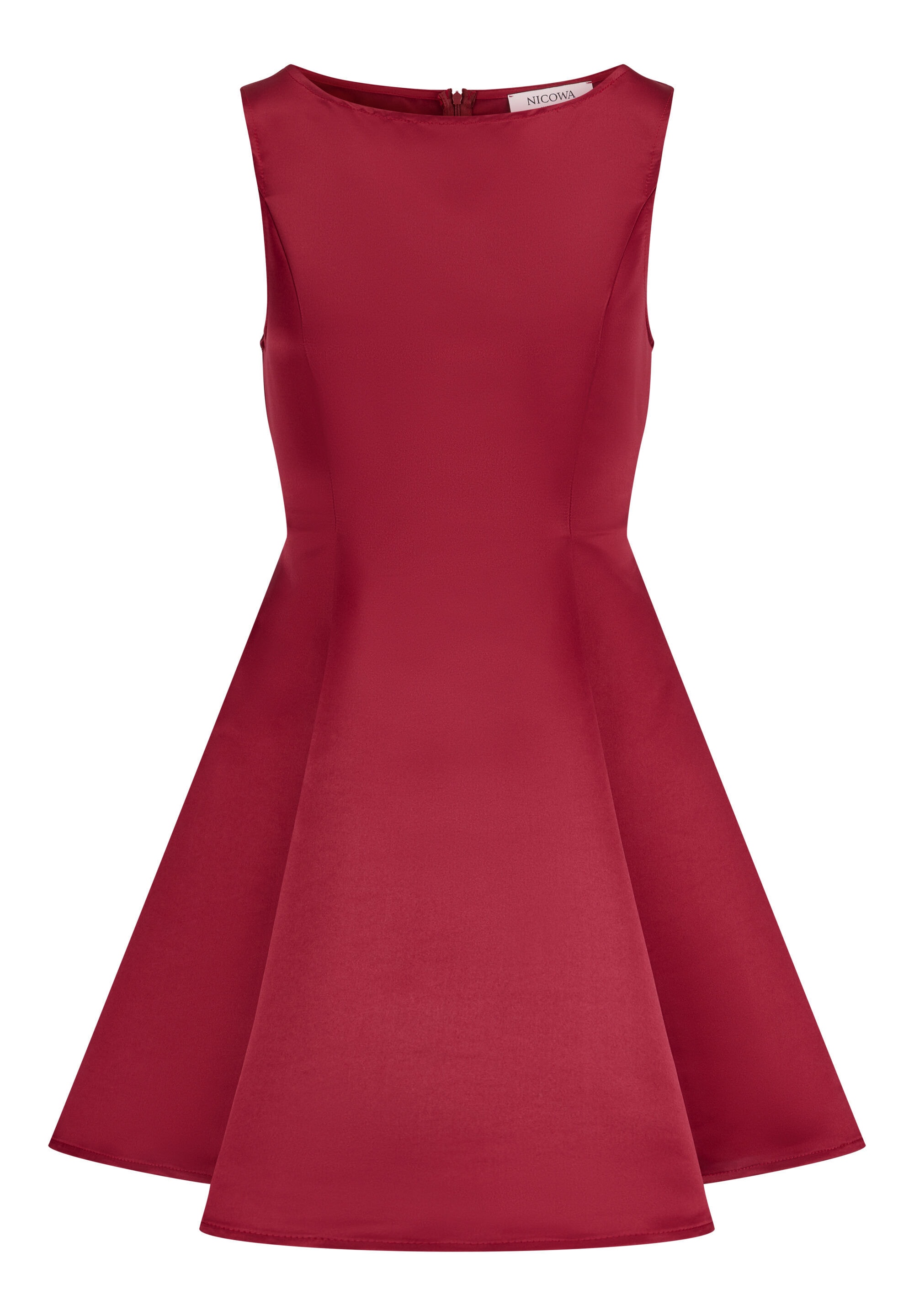 Nicowa Cocktailkleid "RASOMI" Satinkleid mit Tellerrock