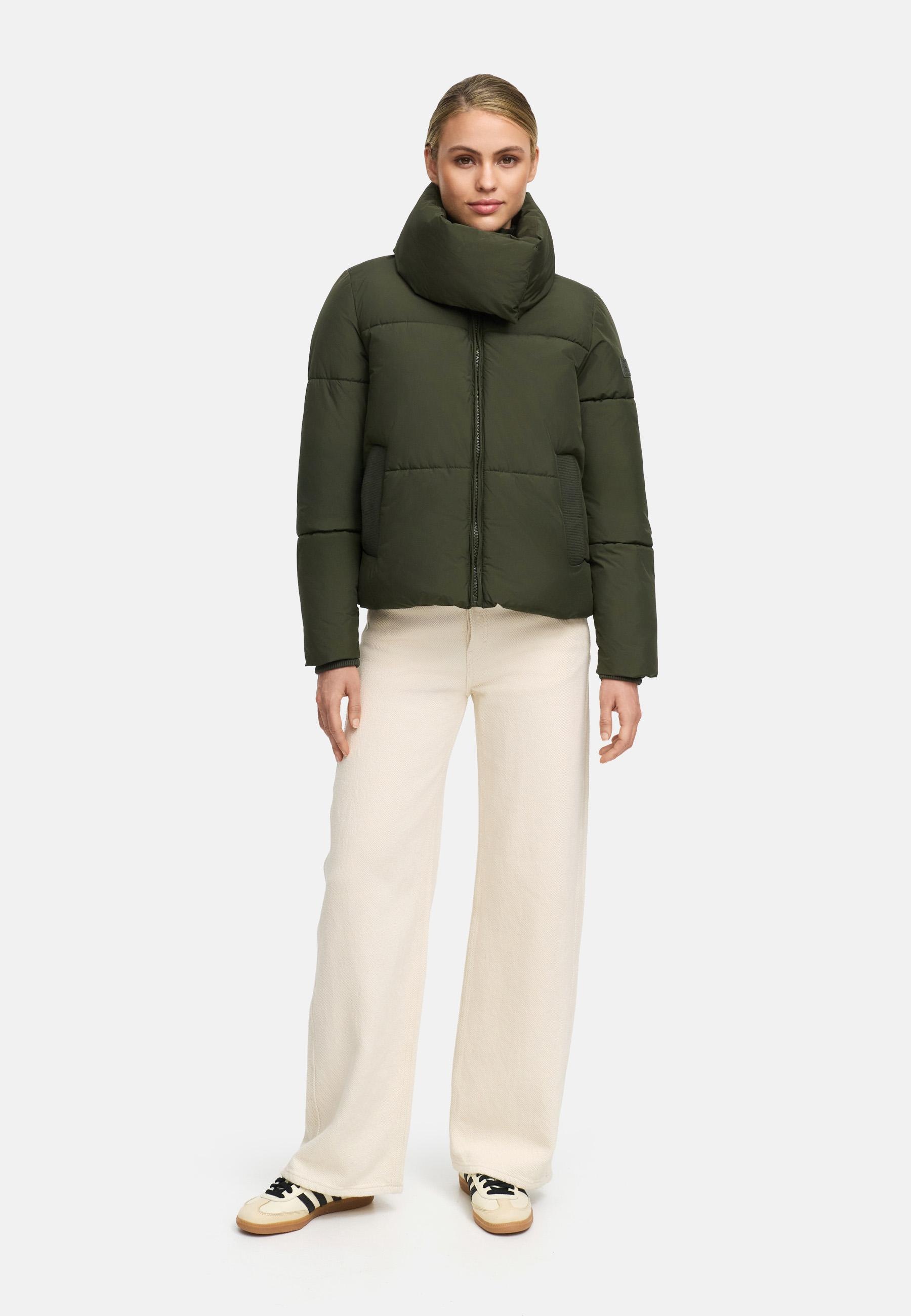 Navahoo Outdoorjacke »Traumelfe 14«, ohne Kapuze, Winter Steppjacke mit hohem Kragen