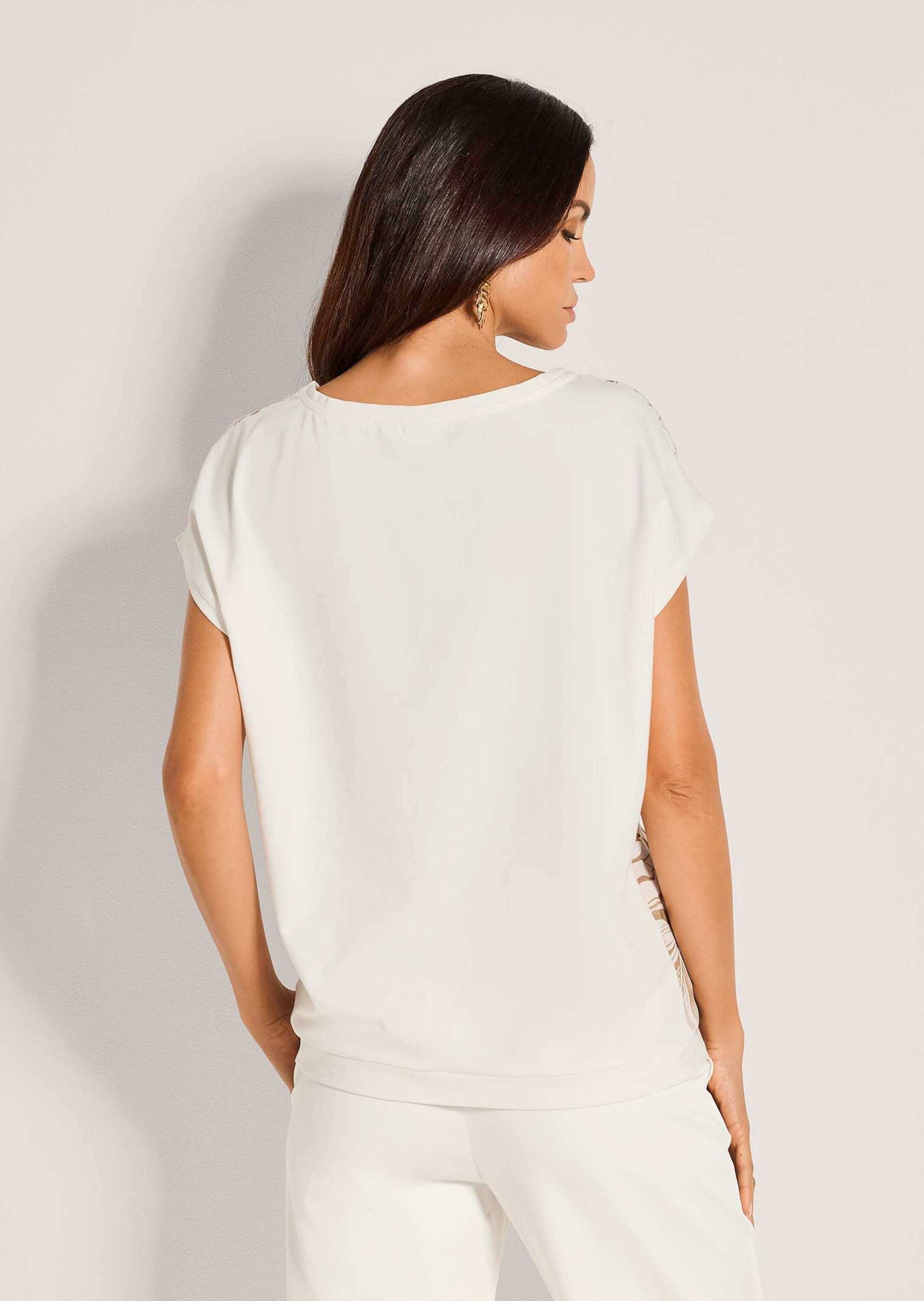 MADELEINE Kurzarmshirt »Blusenshirt Florales Print-Shirt aus Viskose, Kurzarm« Floraler Print