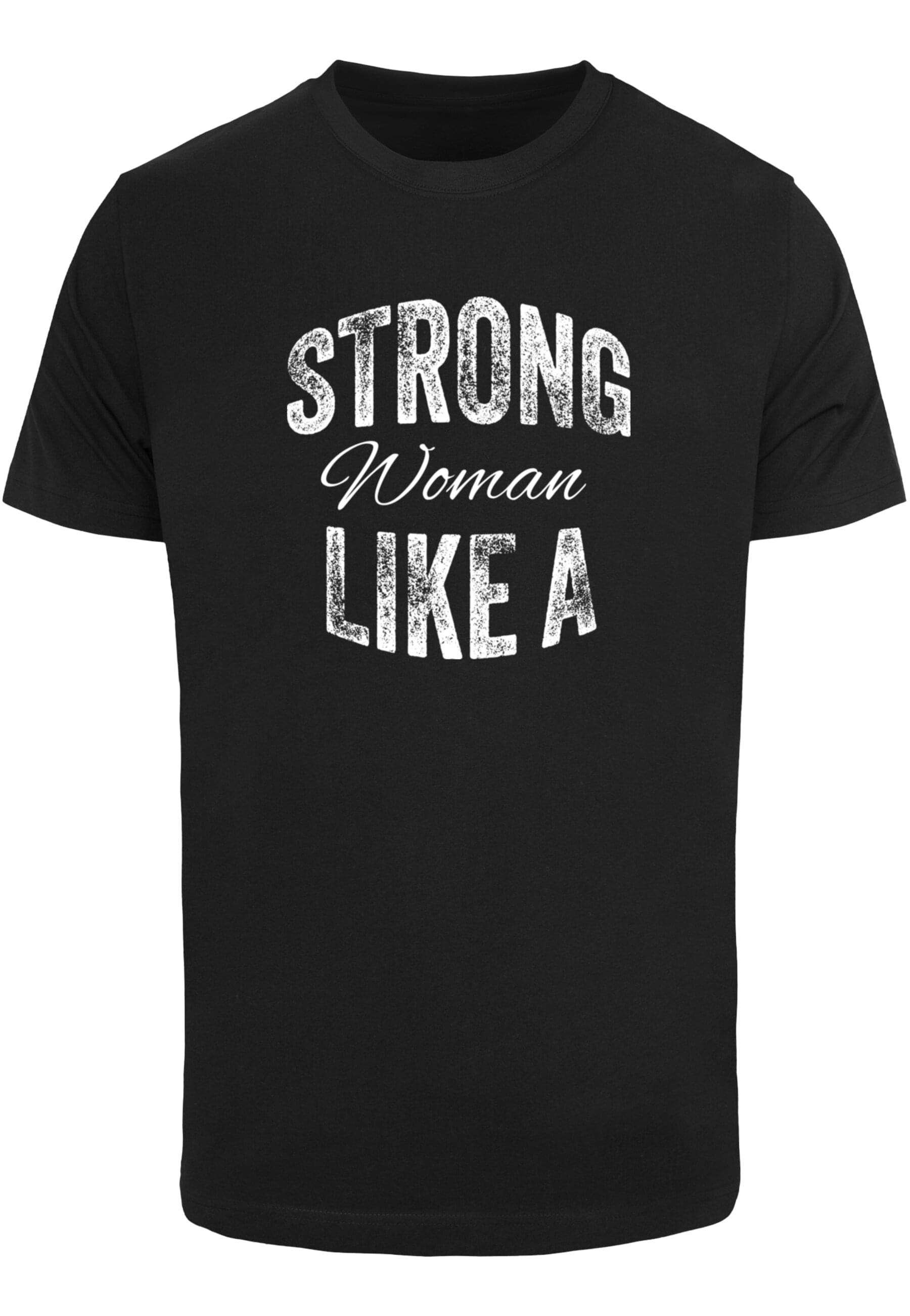 Merchcode T-Shirt "Merchcode Unisex Strong WD - Like A Woman T-Shirt Round günstig online kaufen