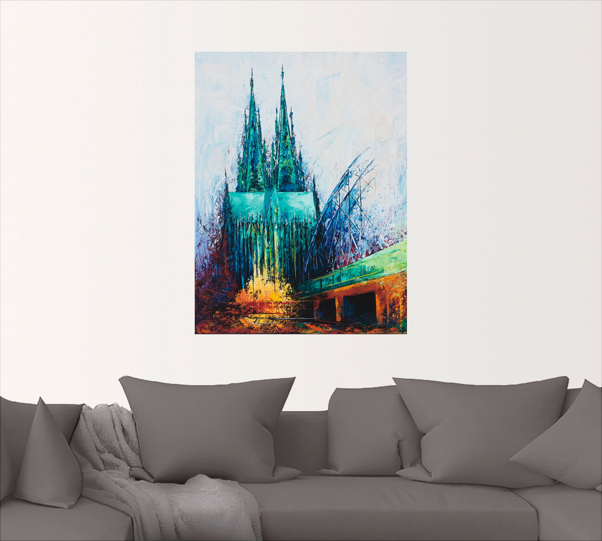 Artland Wandbild »Kölner Dom«, Deutschland, (1 St.), als Leinwandbild, Poster in verschied. Größen