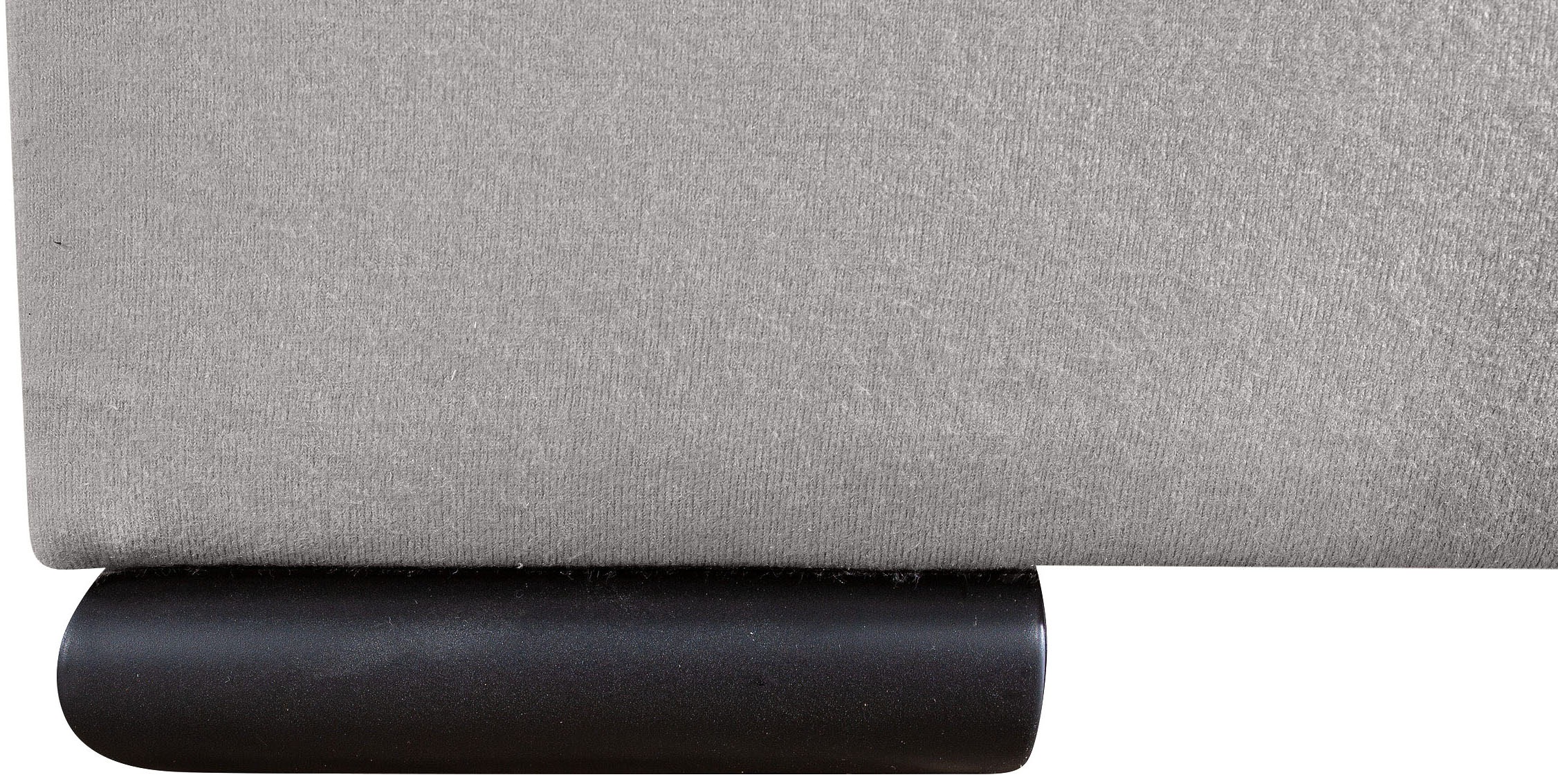 Hocker COLLECTION AB "Josy, B: 98 cm", silbergrau, taupe, B:98cm H:41cm T:68cm, 100%polyester, Hocker, Hocker, individuell zu kombinieren, Federkern 3