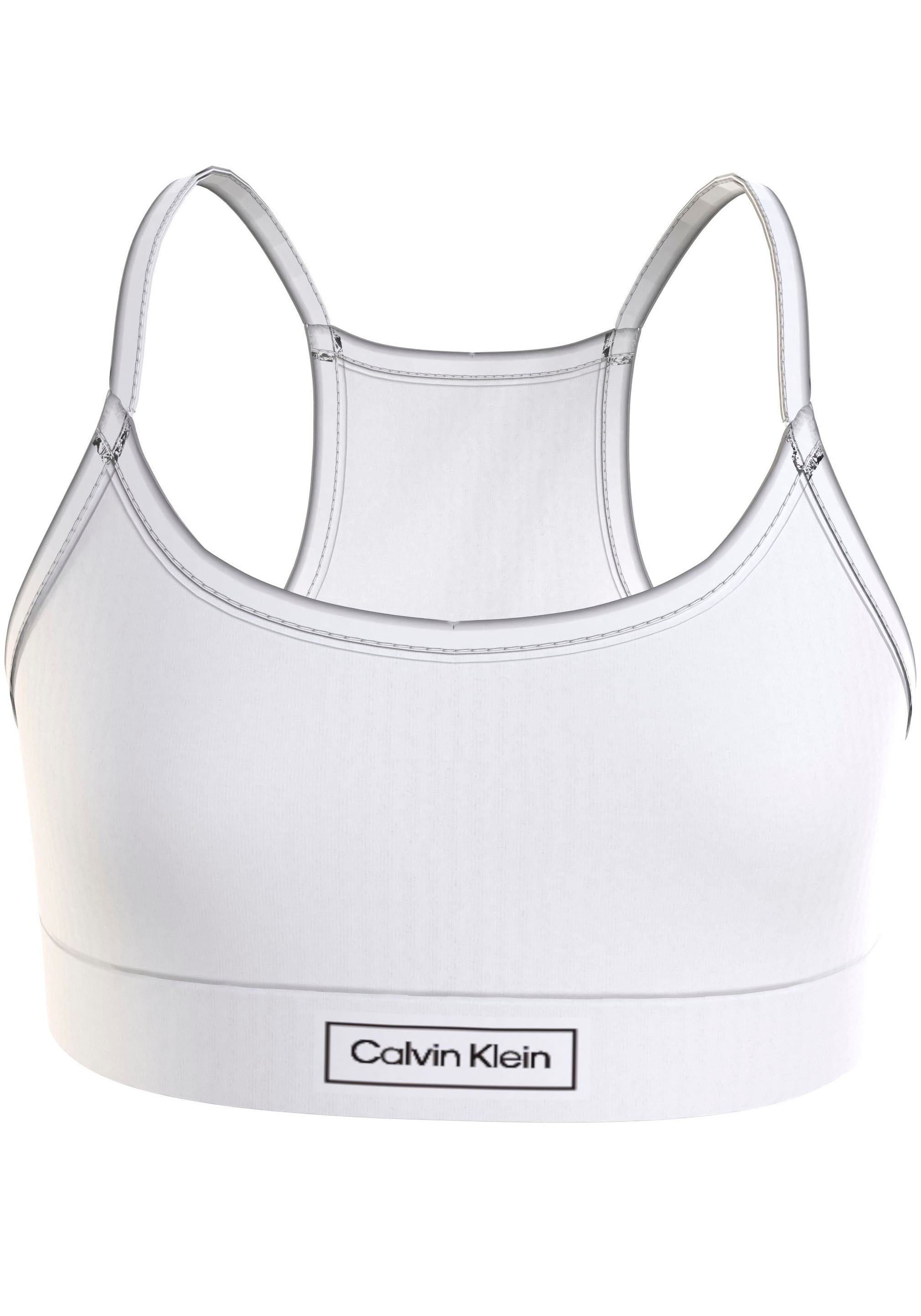 Calvin Klein am tlg., BRALETTE-HERITAGE«, Markenlabel »2PK mit Bund Bralette | 2er-Pack), 2 BAUR (Packung