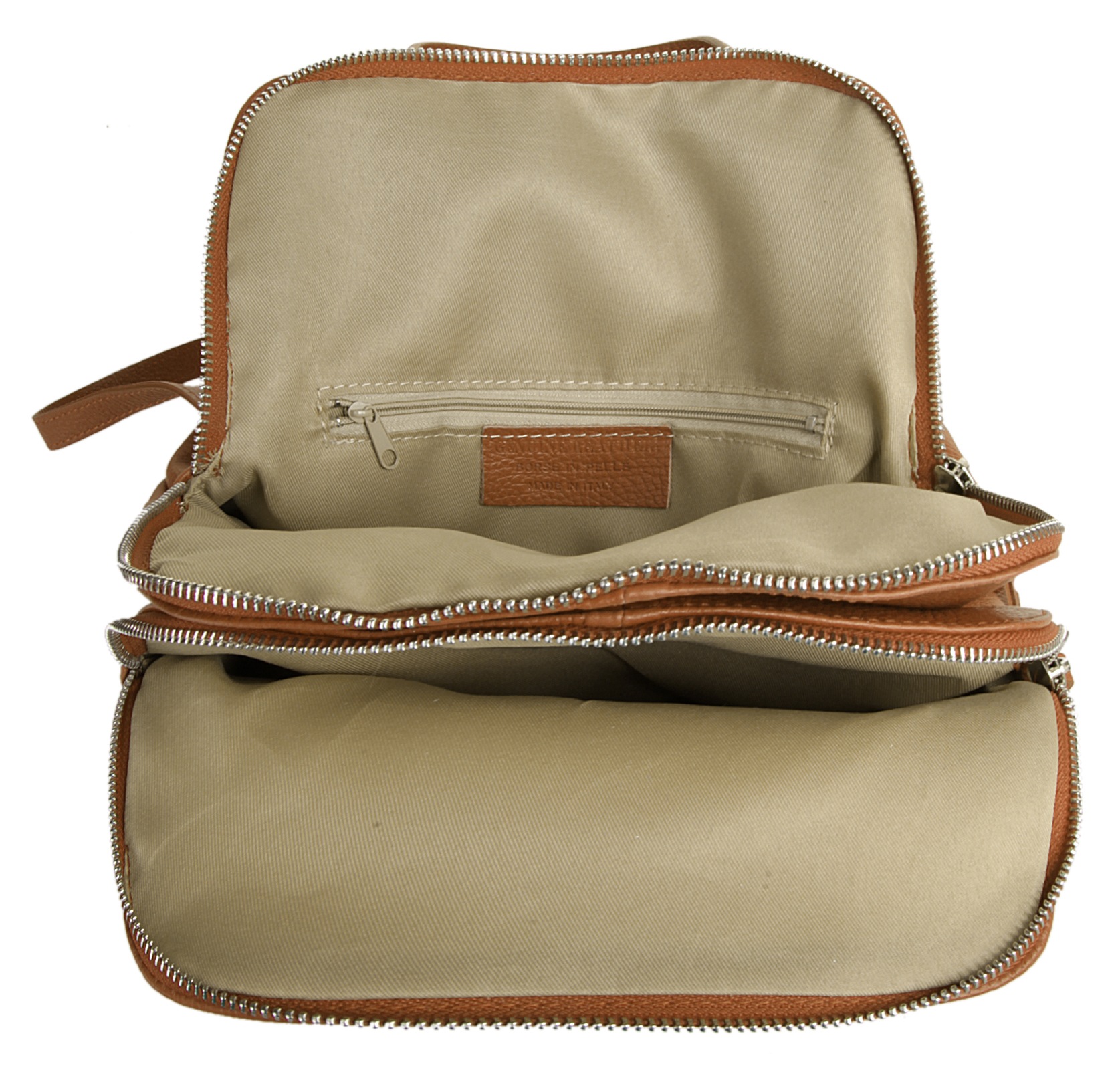 Samantha Look Cityrucksack echt Leder Made in Italy SV8368