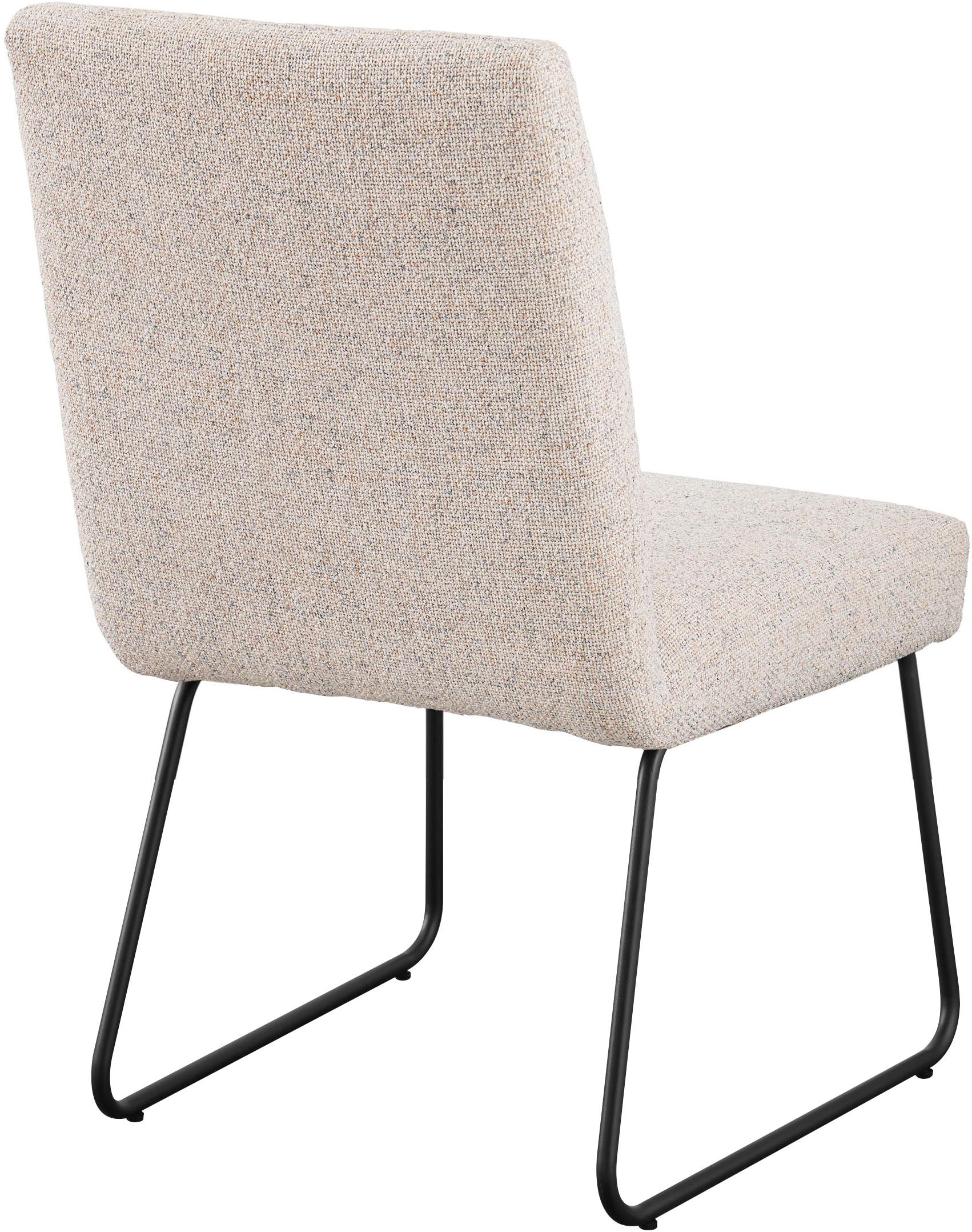 set one by Musterring Esszimmerstuhl »Tracy«, Webstoff, 2er-Set, Schlittengestell schwarz, Sitz aus Webstoff, B52 x T65 cm