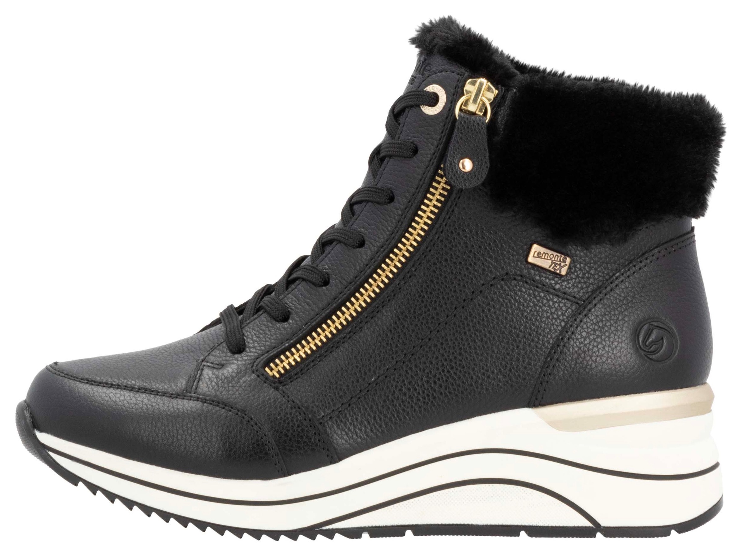 Remonte Winterstiefelette, Keilabsatz, Schnürboots mit wasserabweisender TE günstig online kaufen