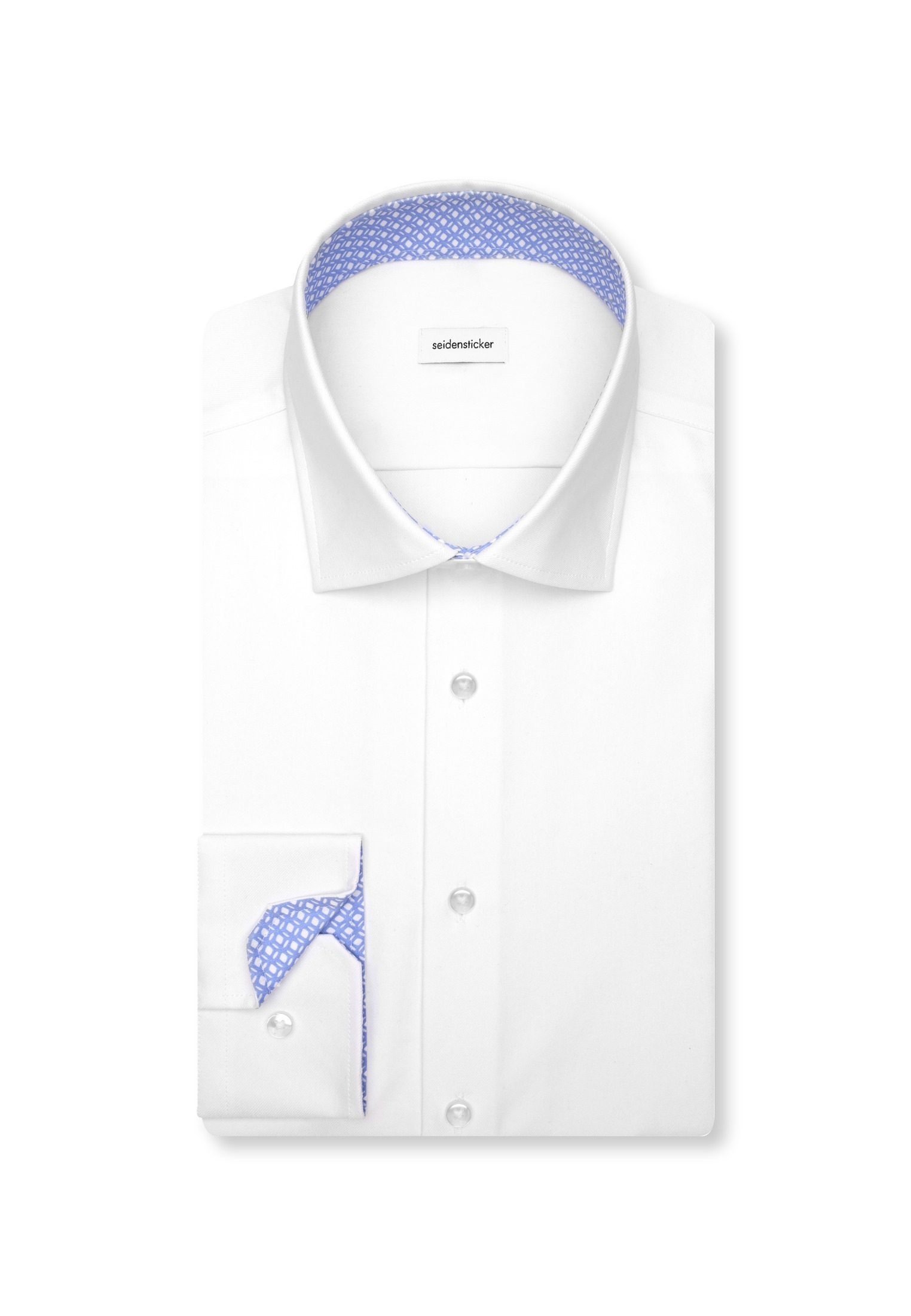 seidensticker Businesshemd »Schwarze Rose«, Slim 1/1 Kentkragen Uni
