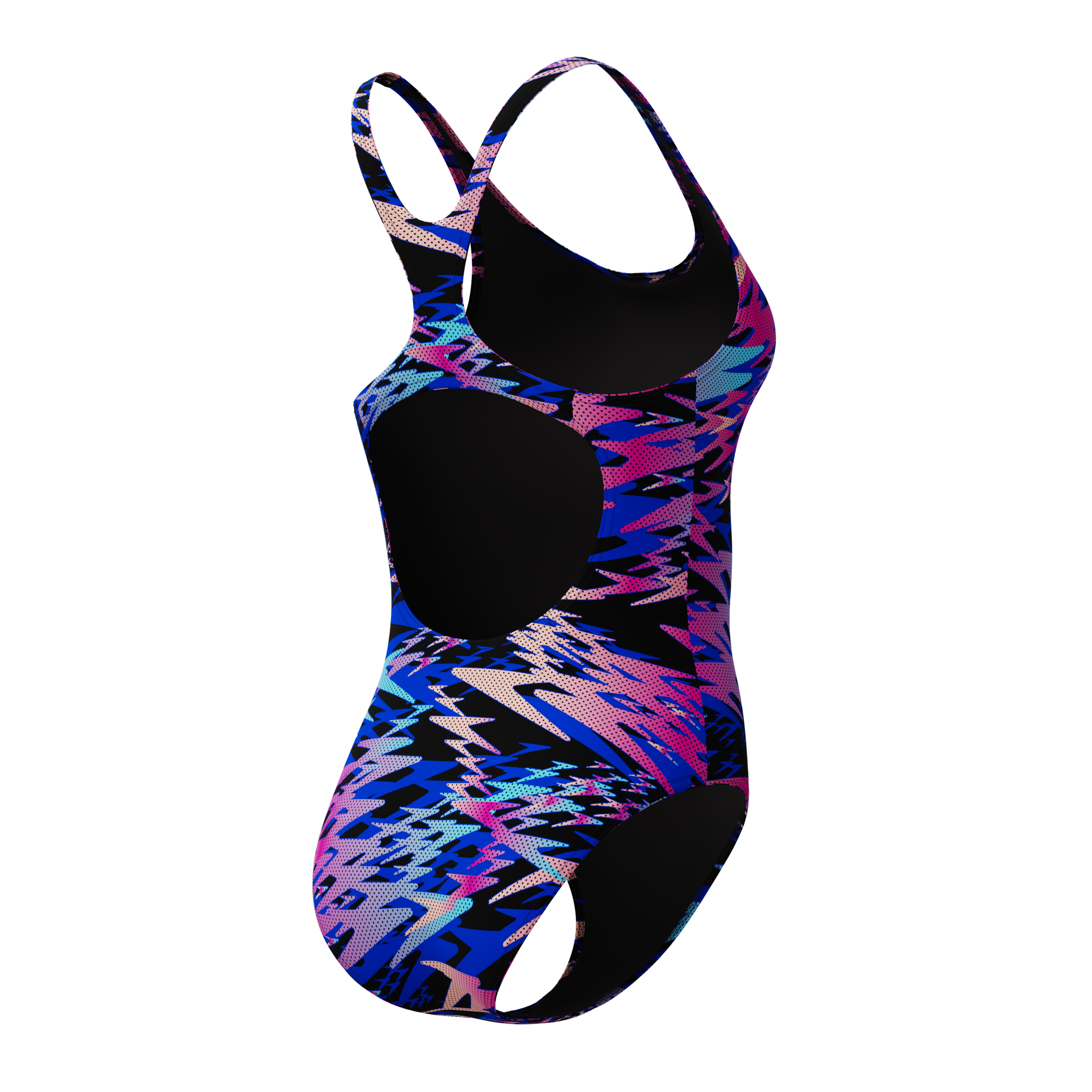 Speedo Badeanzug »HYPERBOOM PRINT MEDALIST 1PC BLK/PNK«