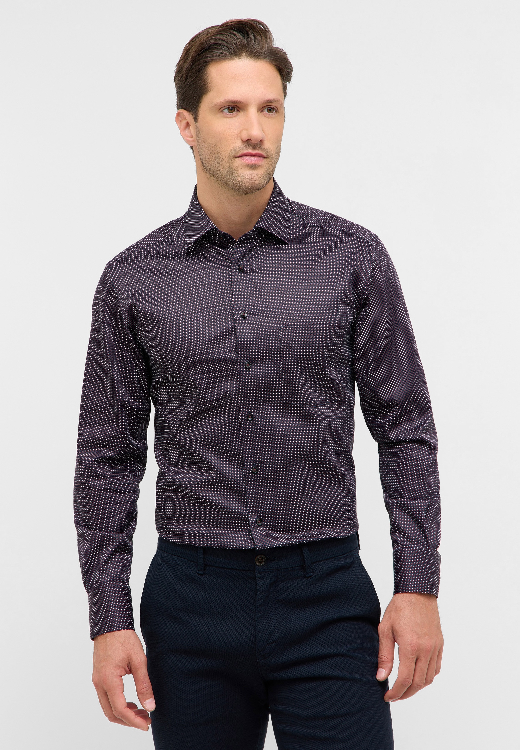 Eterna Langarmhemd "MODERN FIT" NON IRON (bügelfrei) günstig online kaufen