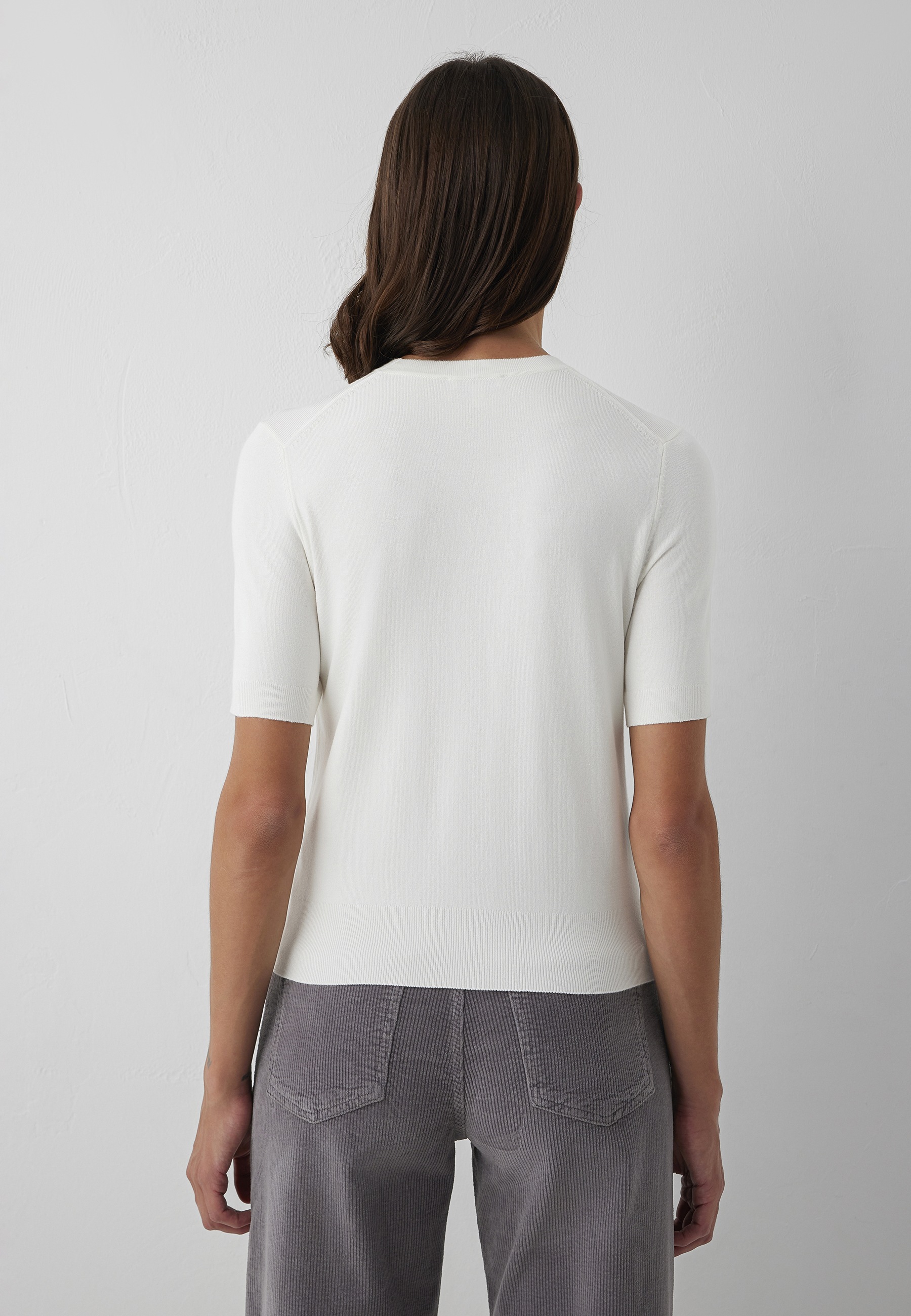 Mavi Rundhalspullover »SHORT SLEEVE TRICOT« Pullover Kurzarm