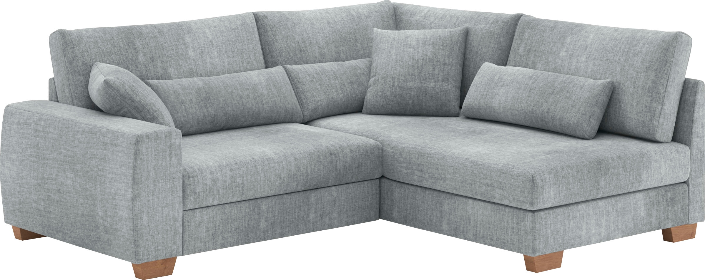 Mr. Couch Ecksofa »Helena L-Form«, Mit Federkern, wahlweise mit Bettfunktion und Taschenfederkern