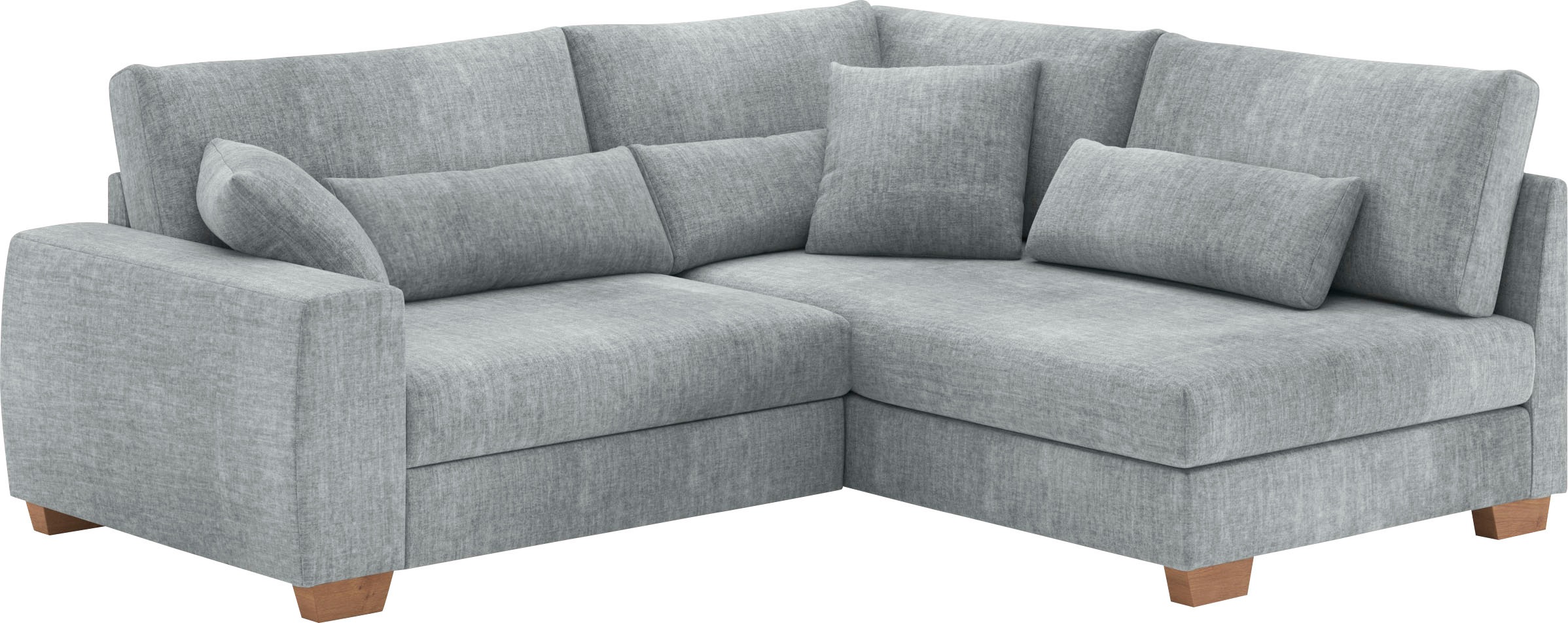 Mr. Couch Ecksofa "Hilla L-Form", Mit Federkern, wahlweise mit Bettfunktion günstig online kaufen