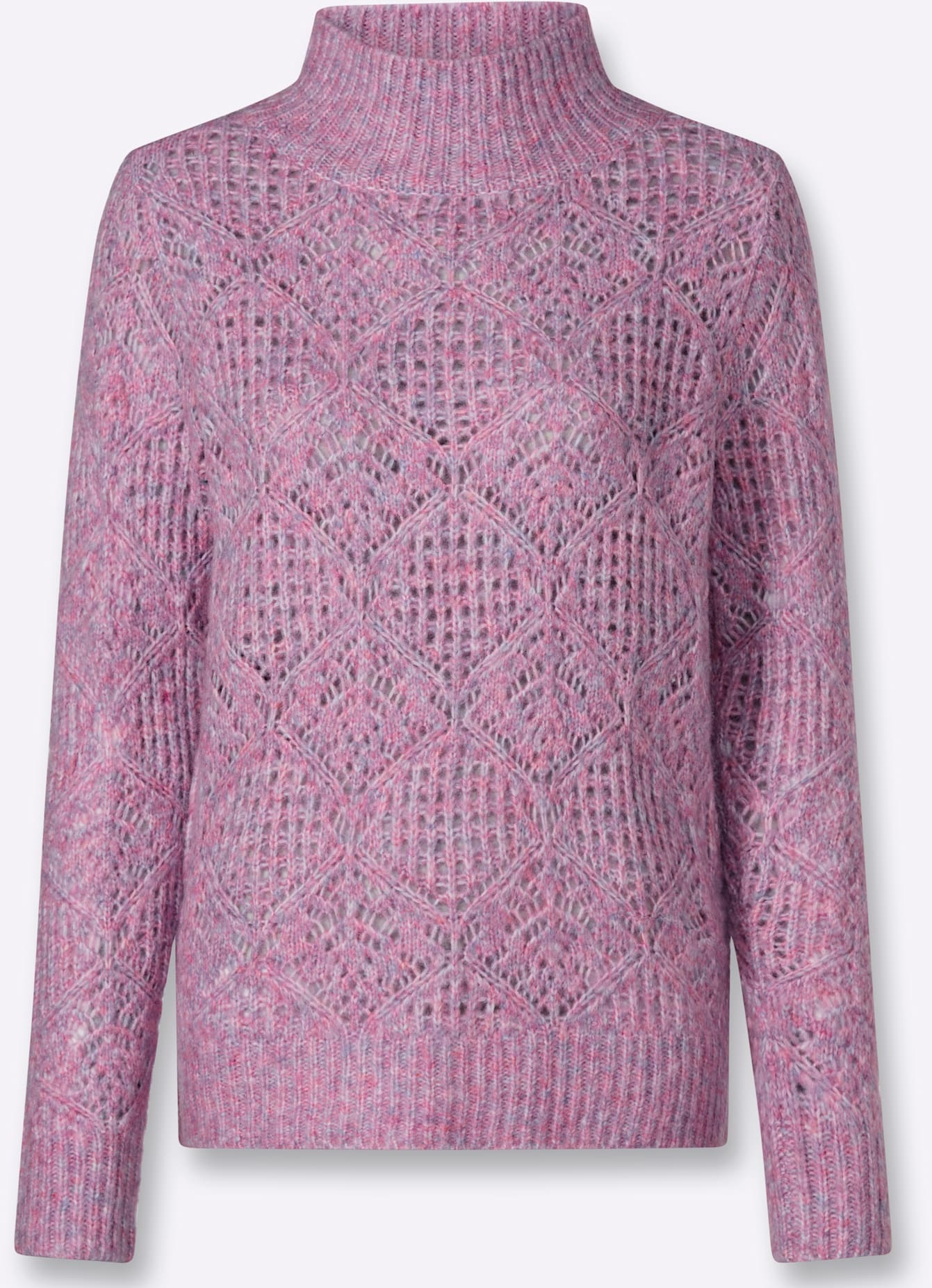 Inspirationen Ajourpullover »Stehkragen-Pullover«