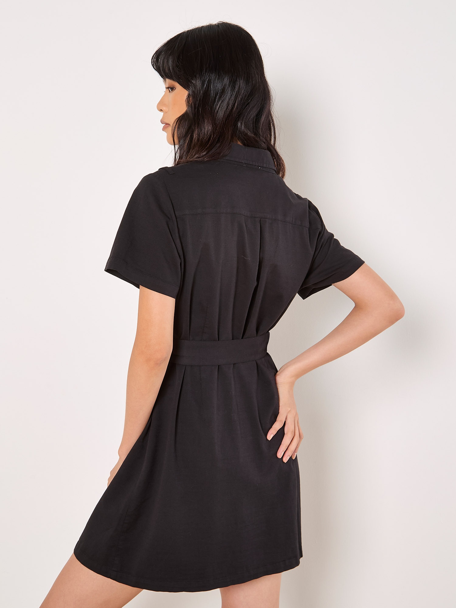 Apricot Shirtkleid »Cargo-Kleid« 2 tlg. mit Schnalle