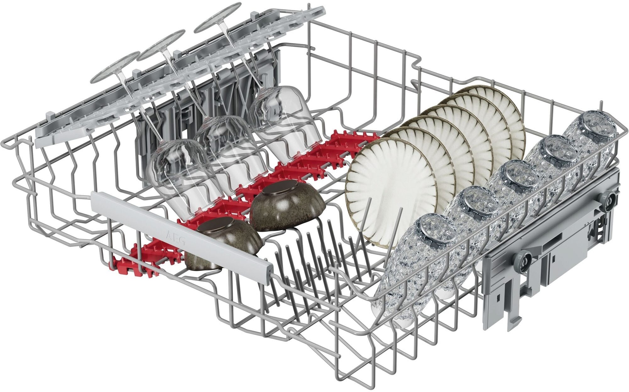 AEG Unterbaugeschirrspüler 6000 »GU620B2SCM« Spülmaschine – starke Sprühabdeckung, viel Platz & sauber