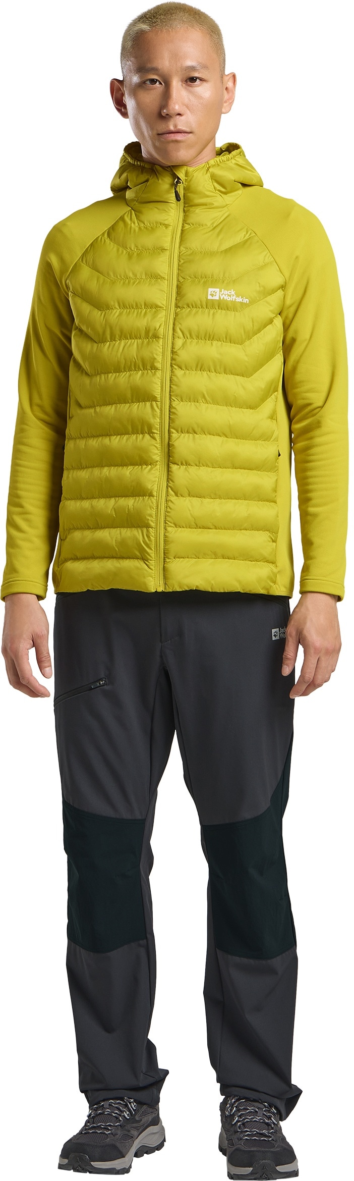Jack Wolfskin Hybridjacke »ROUTEBURN PRO HYBRID M«, mit Kapuze