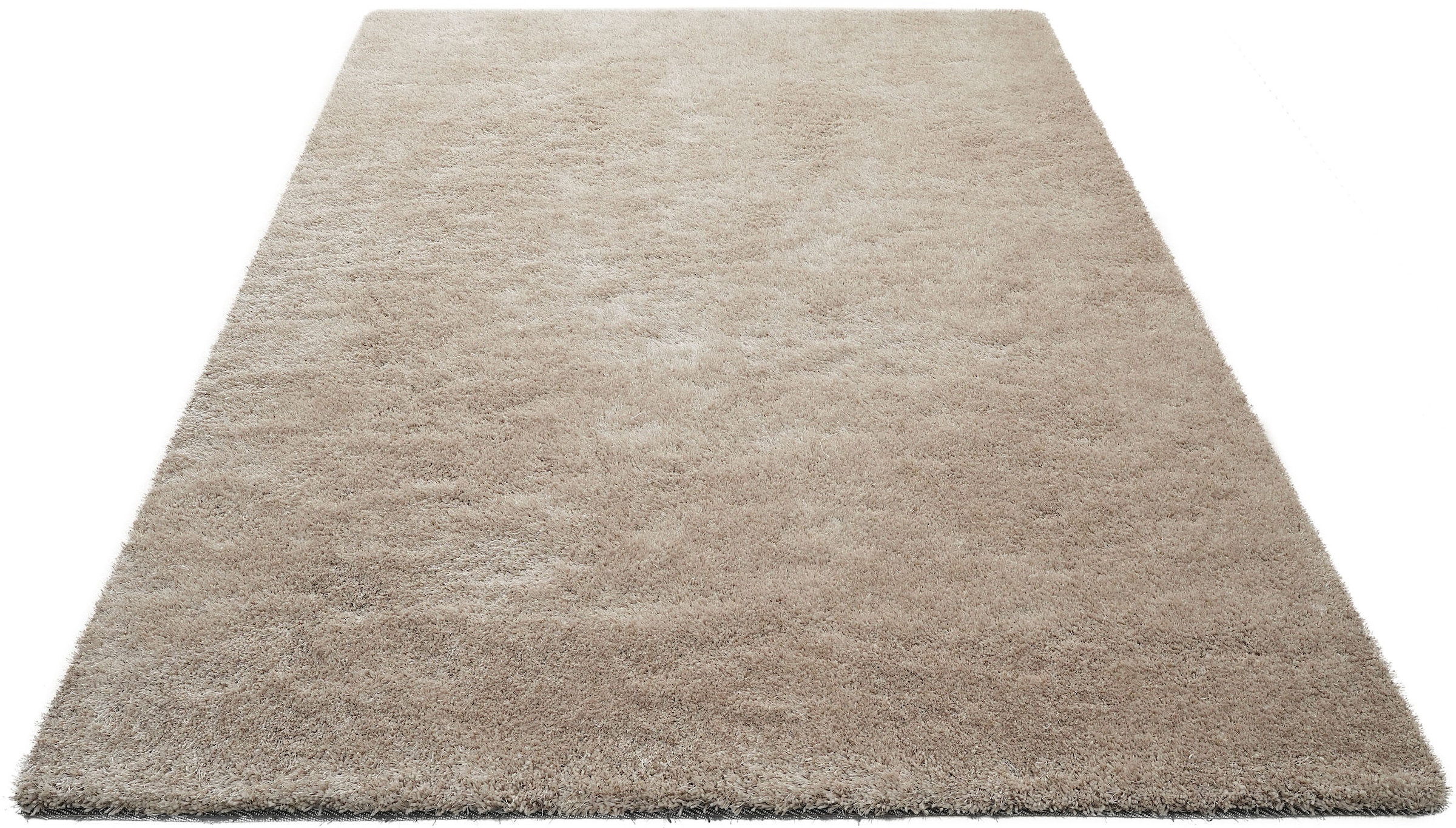 Bruno Banani Teppich »Dana Teppich, besonders weich und kuschelig, Kundenliebling«, rechteckig, 30 mm Höhe, uni, Mikrofaser Teppiche, Wohnzimmer, Schlafzimmer, Esszimmer