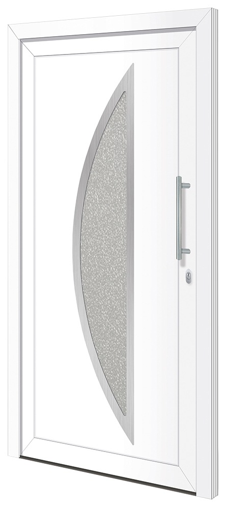 RORO Türen & Fenster Haustür 15«, | online BxH: bestellen inklusive Türrahmen »Otto ohne 100x210 cm, BAUR weiß, Griff
