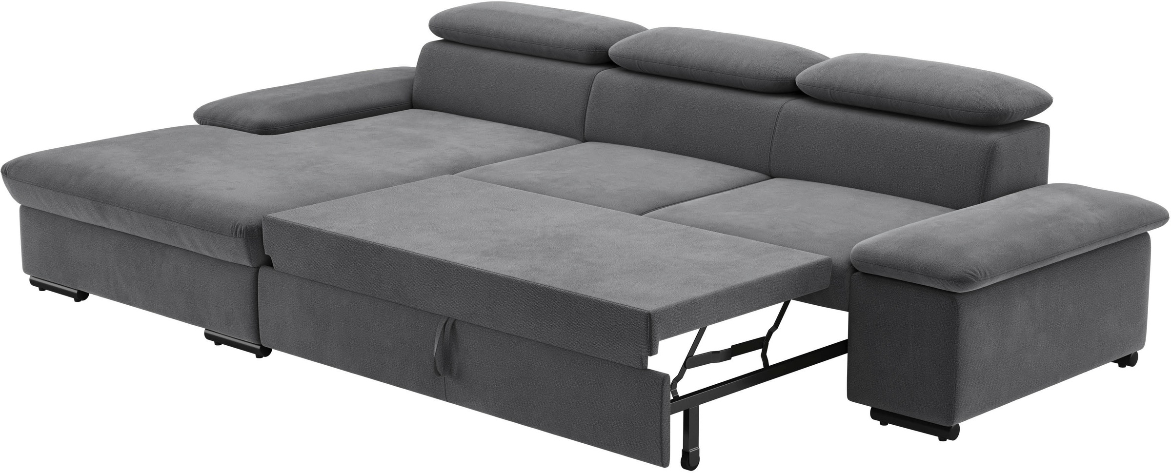 sit&more Ecksofa »Alcudia L-Form«, wahlweise mit Bettfunktion