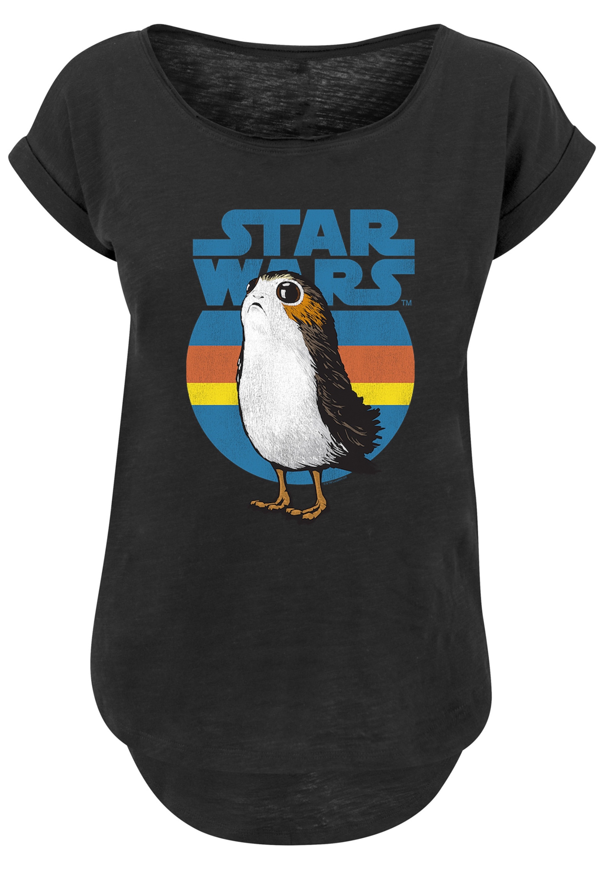 F4NT4STIC T-Shirt »'Star Wars Last Jedi Porg'«, Print