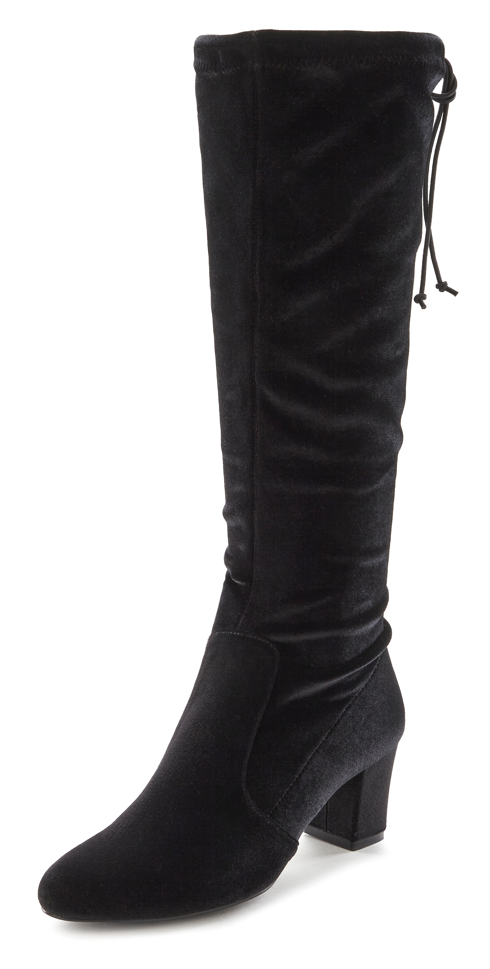 LASCANA Belle Affaire Stiefel, Langer Stiefel, Stiefelette, Blockabsatz günstig online kaufen