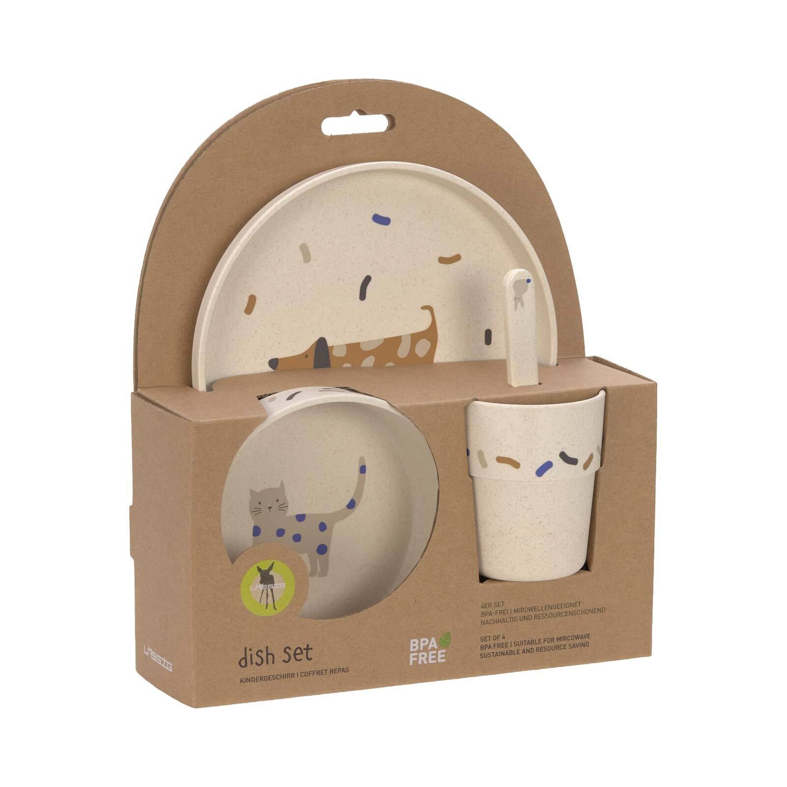 LÄSSIG Kindergeschirr-Set »Kinder-Geschirr-Set 4er Set«