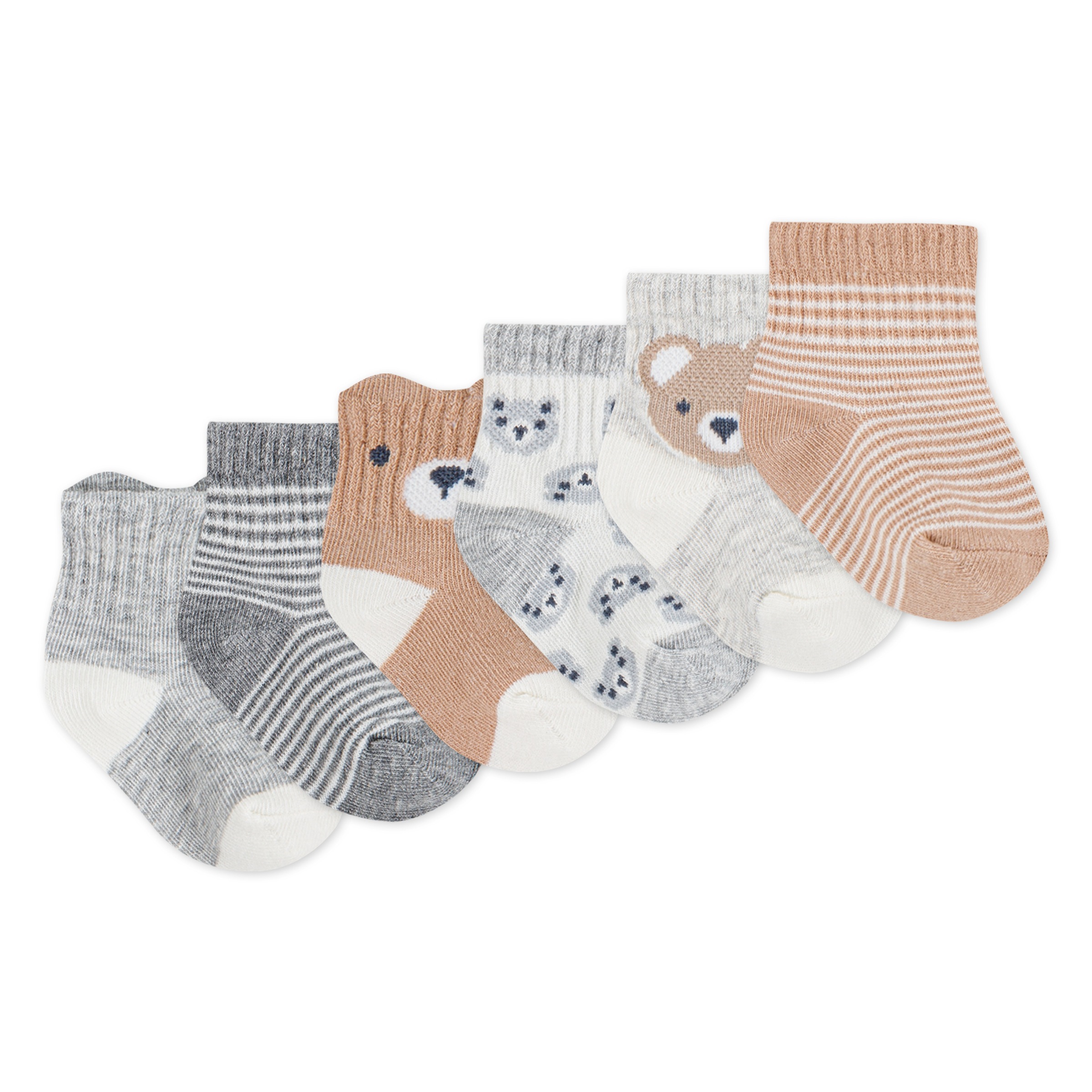 HUGGIES babywear Socken "HGHB 6PK SOCK" Packung, 6 Paar tlg. mit Stickereie günstig online kaufen