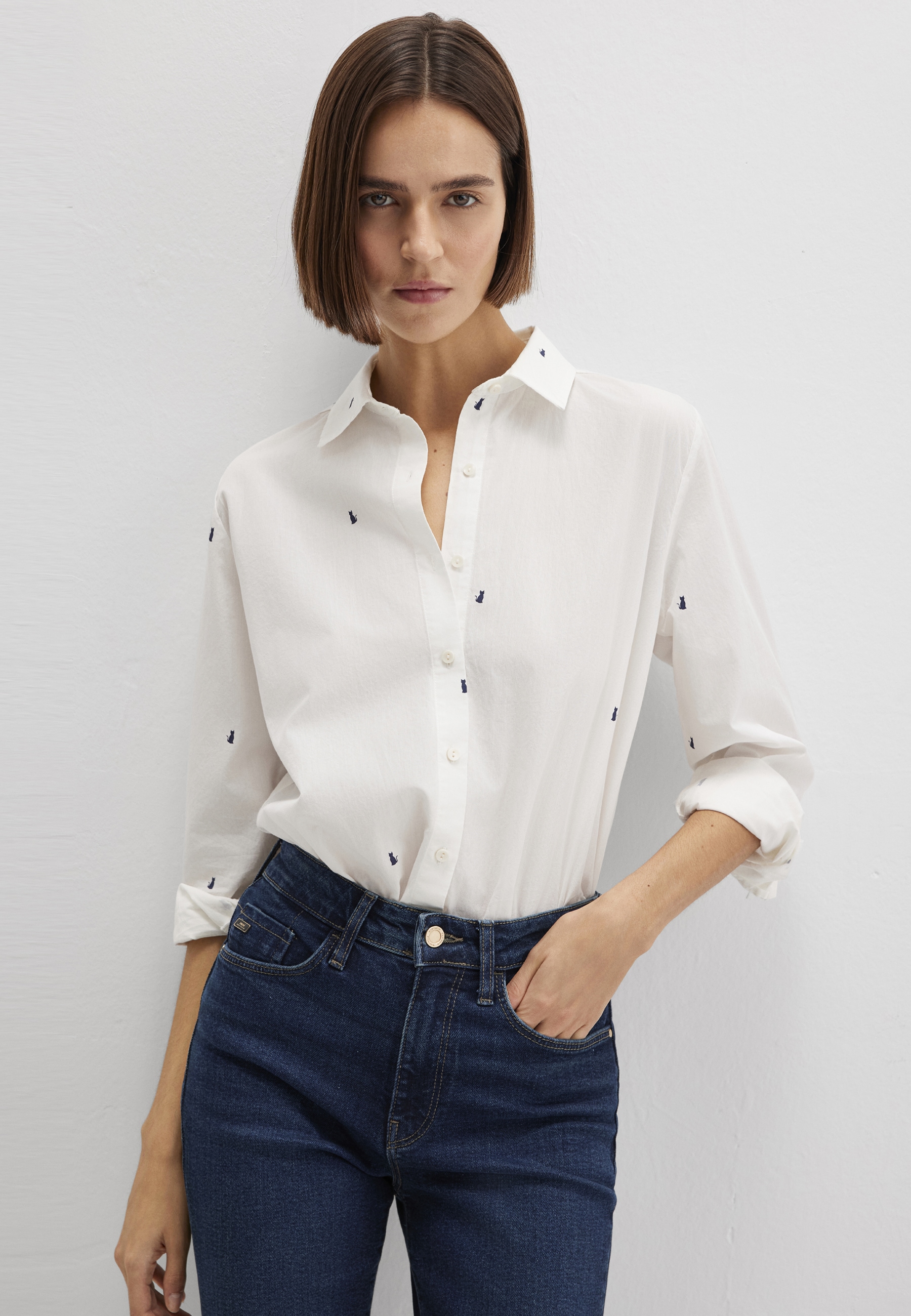 Mavi Klassische Bluse "LONG SLEEVE WOVEN SHIRT" Bluse Langarm günstig online kaufen