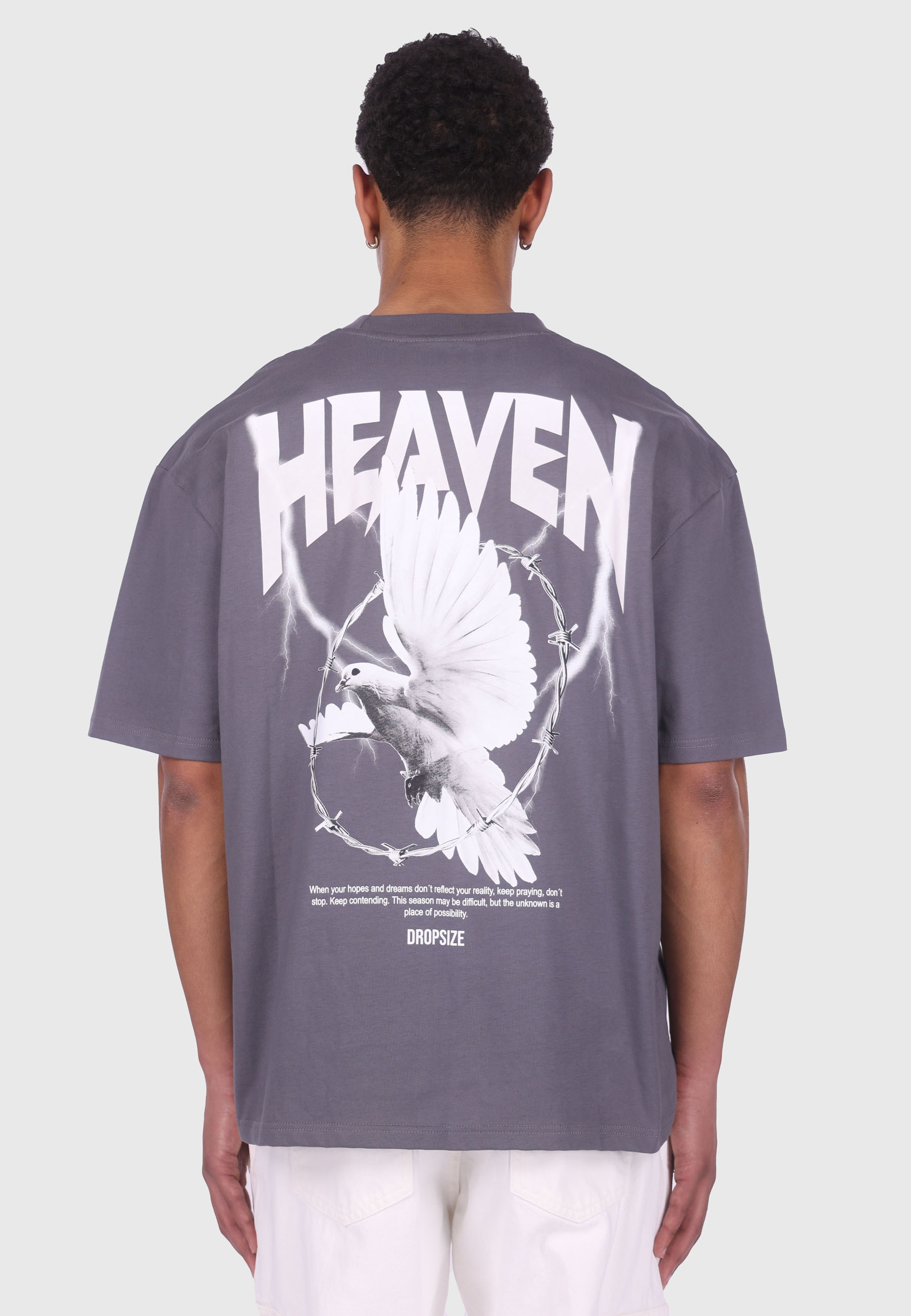 Dropsize T-Shirt »Dropsize HEAVY OVERSIZED HEAVEN DOVE T-SHIRT« 1 Stk.