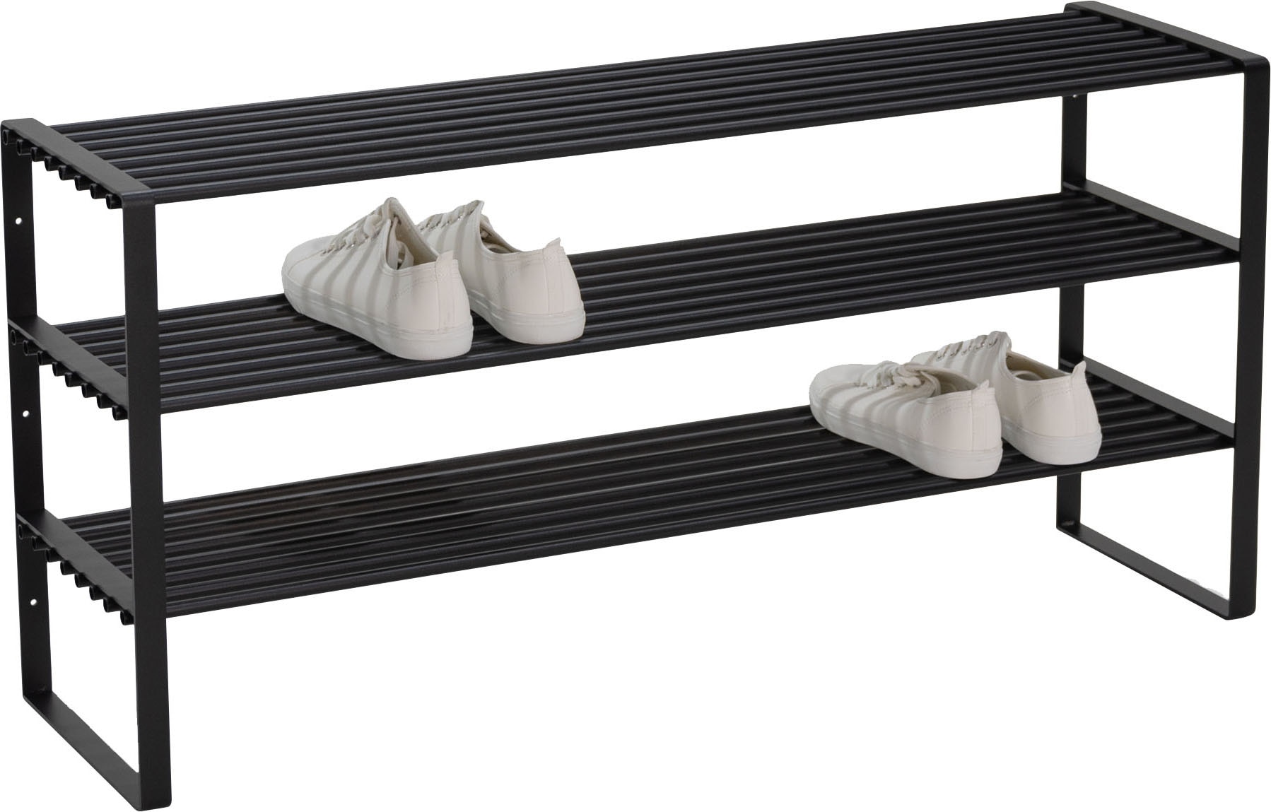 Spinder Design Schuhregal "REX SR 2" 1 Stk. tlg. Regal aus Stahl, wahlweise Breite 70 cm oder 100 cm