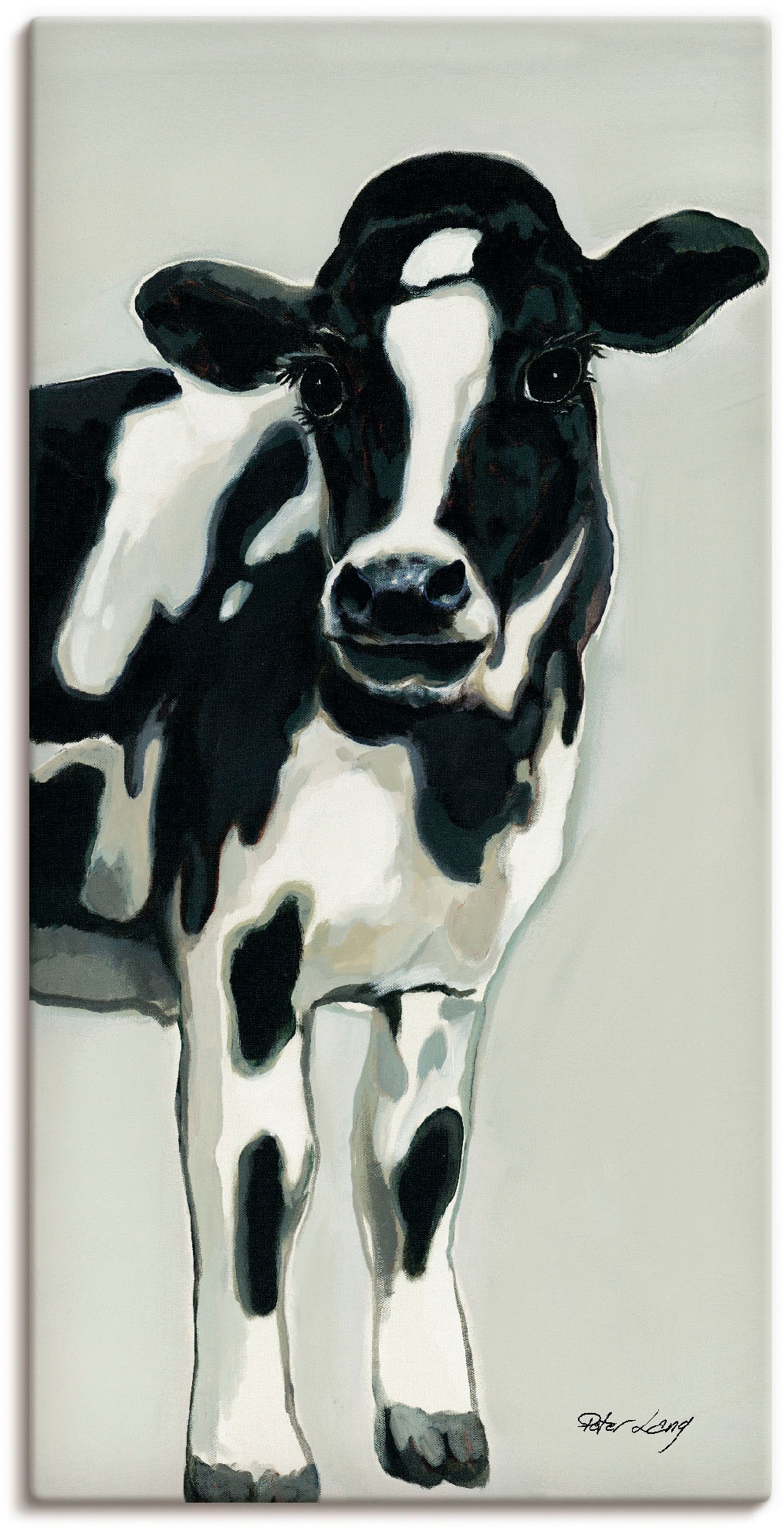 Artland Wandbild "Kuh" Haustiere 1 Stk. tlg. als Alubild, Outdoorbild, Lein günstig online kaufen