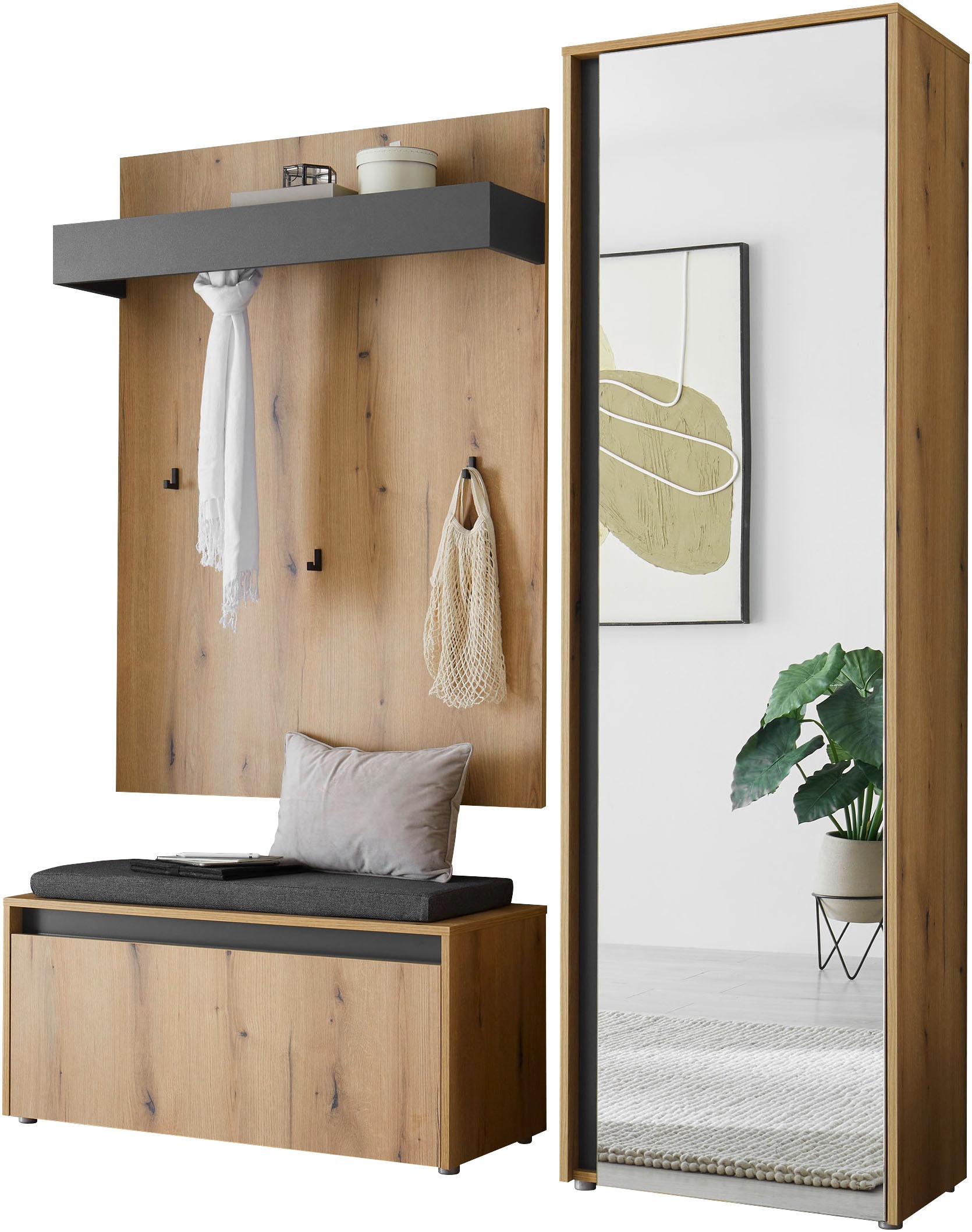 Home affaire Garderoben-Set "GIRON/CiTY, moderne Garderobe, Komplettset mit günstig online kaufen