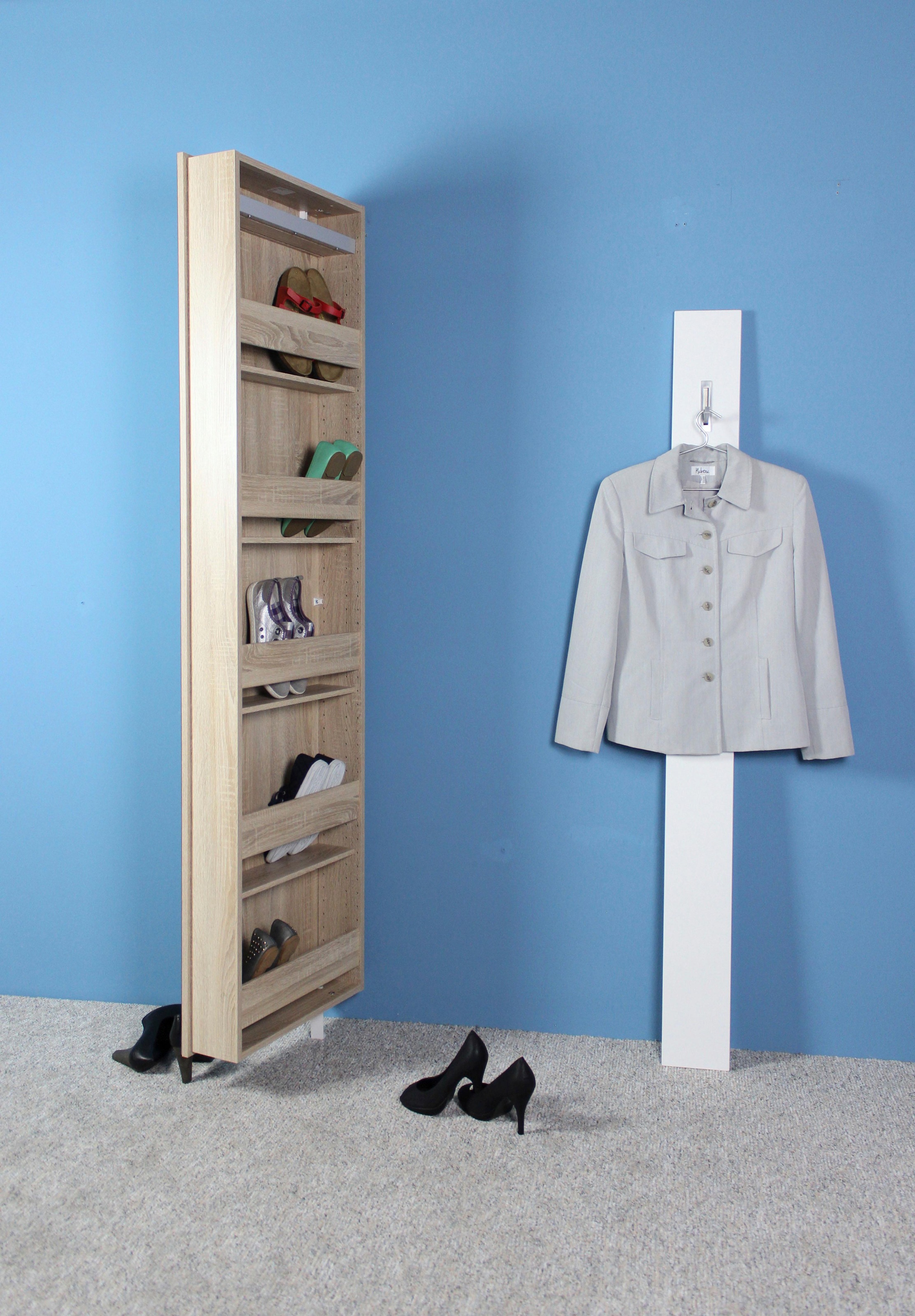 GERMANIA Schuhschrank »1189«, (1 St.), Drehschrank mit Spiegel