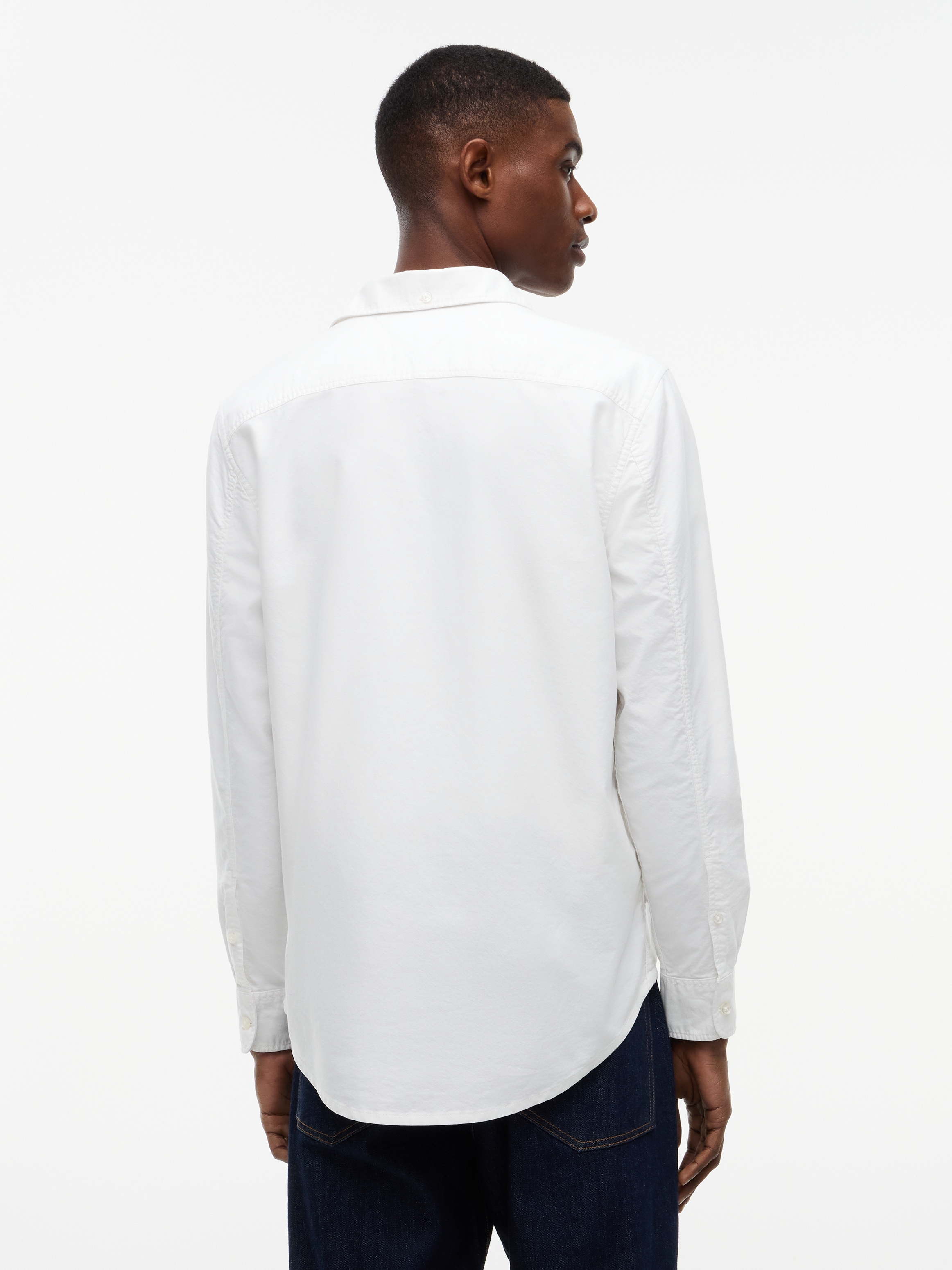 Tommy Jeans Langarmhemd »SLIM OXFORD SHIRT« Slim fit mit Hemdkragen