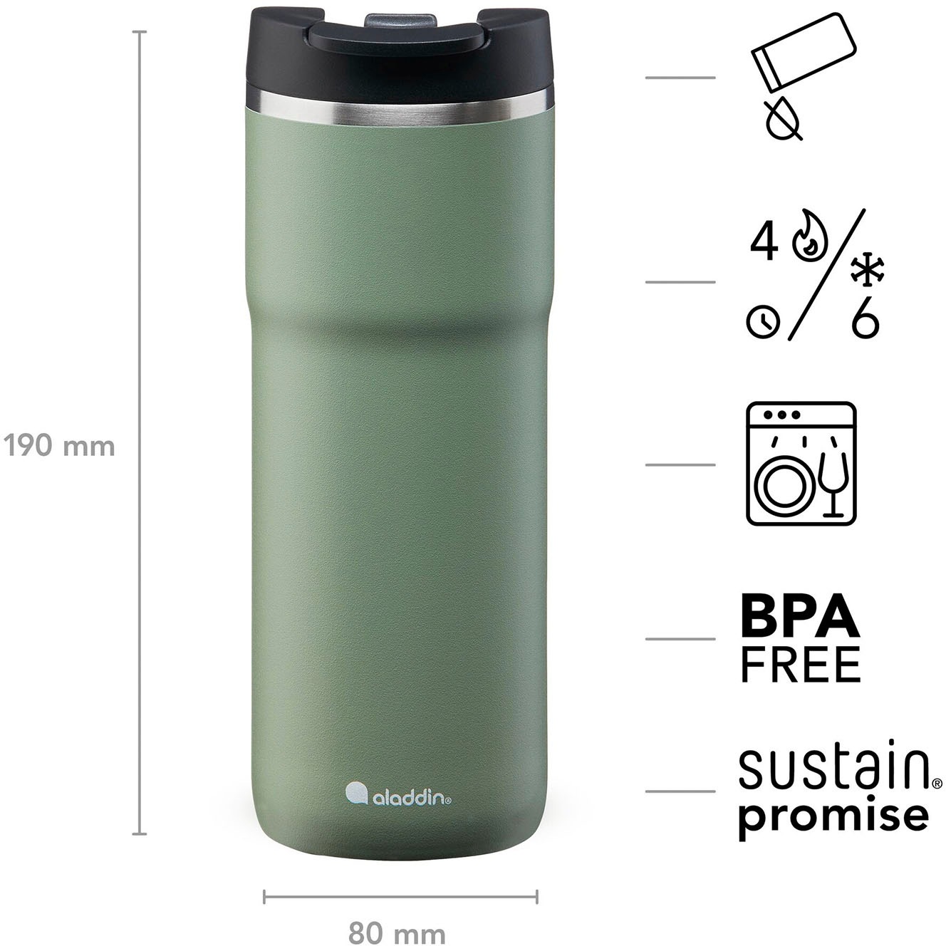 aladdin Thermobecher »Barista Java Thermavac«, 470 ml