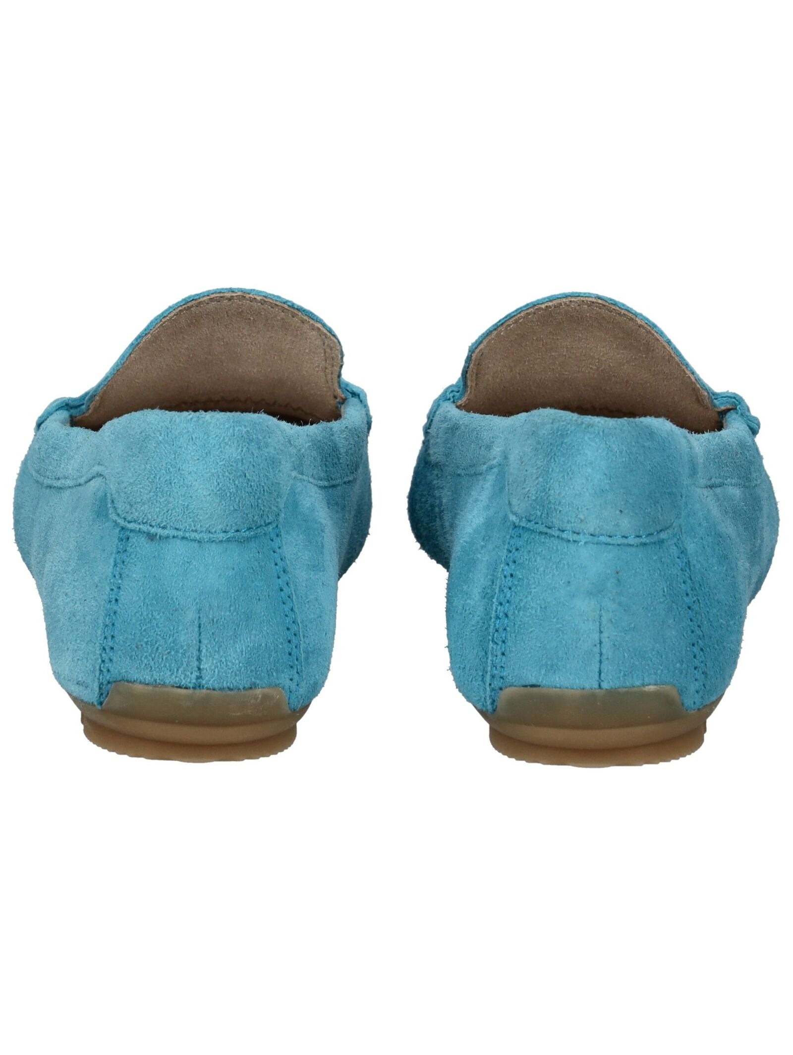 Slipper CAPRICE "Caprice Slipper Veloursleder", Damen, Gr. 36, blau, Veloursleder, Schuhe Slipper 3