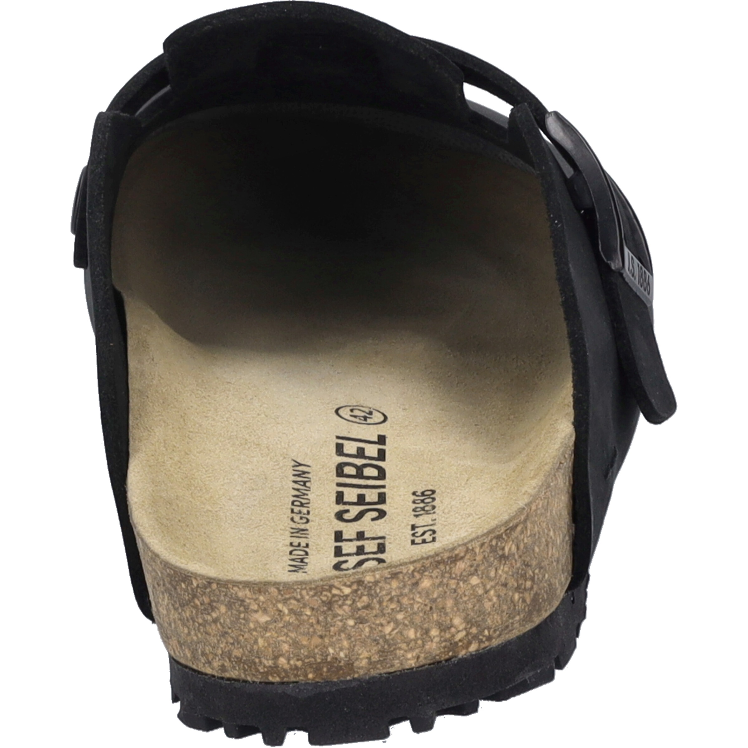 Clog JOSEF SEIBEL "Josef 04, schwarz", Herren, Gr. 47, schwarz, Obermaterial: 100% Rindsleder Leather cow., Schuhe Clog 3