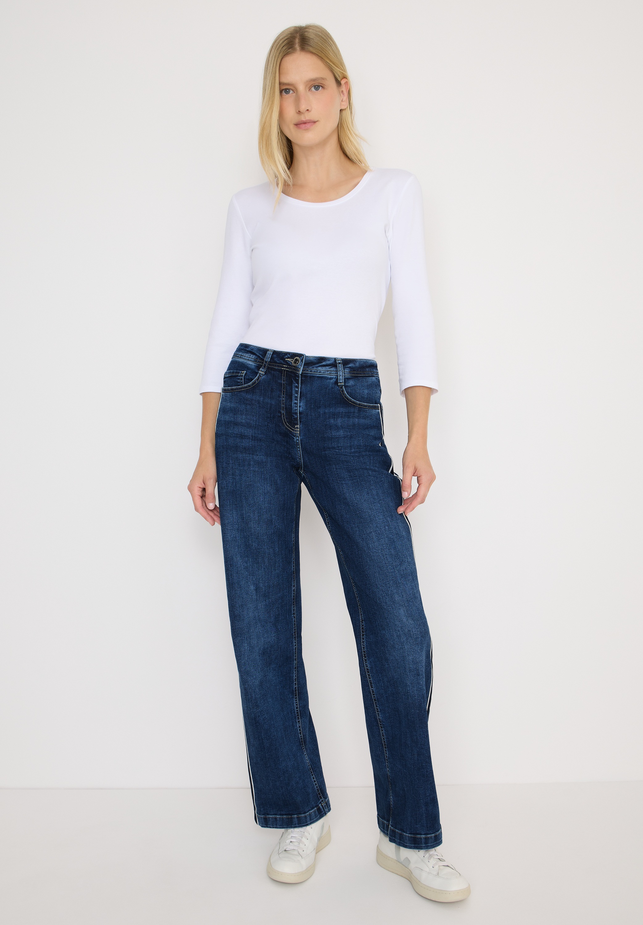 Cecil Loose-fit-Jeans, High Waist