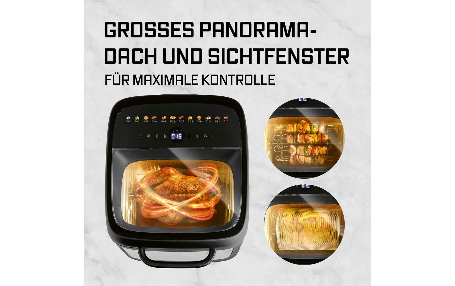 GOURMETmaxx Heißluftfritteuse »12,5 l« 1800 W