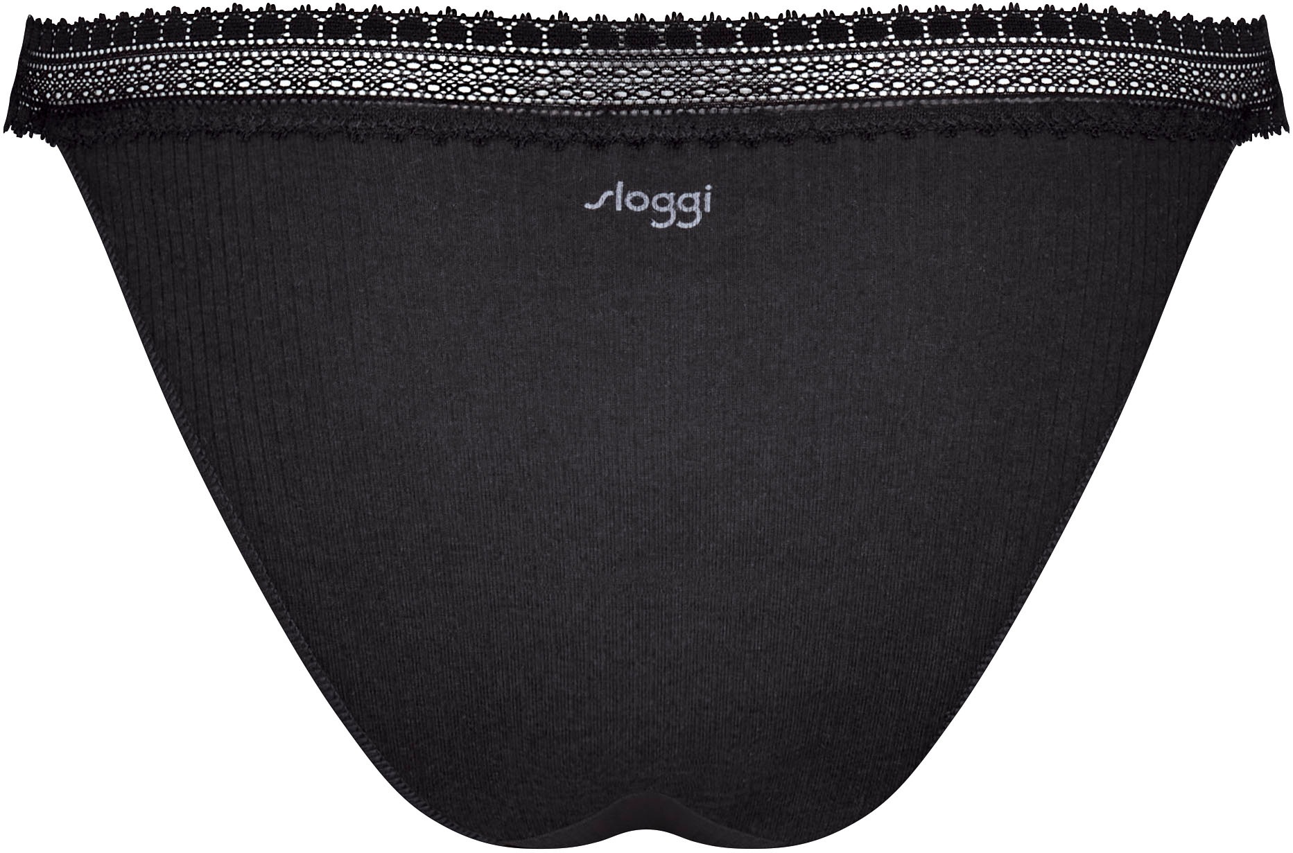 sloggi Slip »GO Ribbed R Tanga C2P«, (2er Pack), Rippstruktur