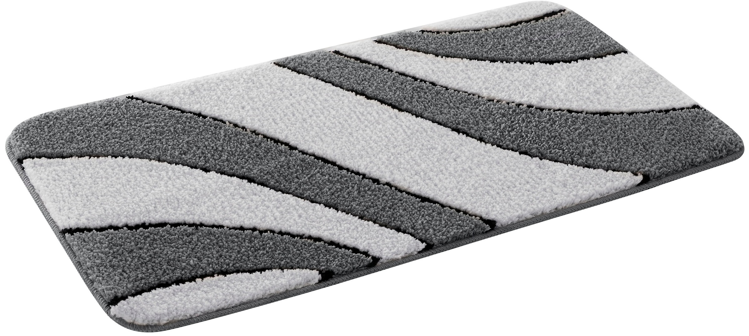 OTTO home Badematte "Anna, Badvorleger, Badezimmer Teppich" Höhe 16 mm ruts günstig online kaufen