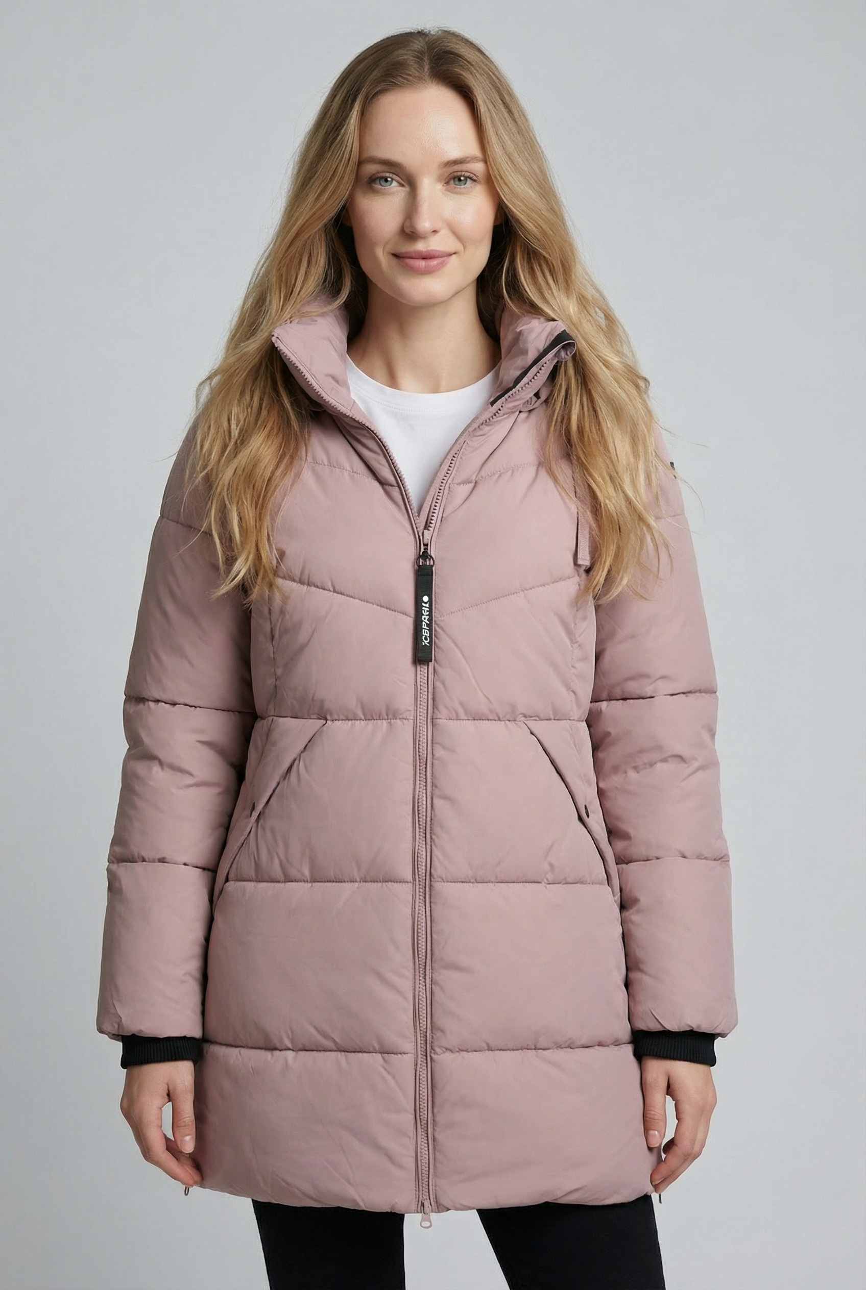 Steppmantel ICEPEAK "ICEPEAK ADAIRE", Damen, Gr. 46, lavender, Obermaterial: 100% Polyester, Mäntel Steppmantel, mit Daunenoptik, mit verstellbarer und abnehmbarer Kapuze, winddicht