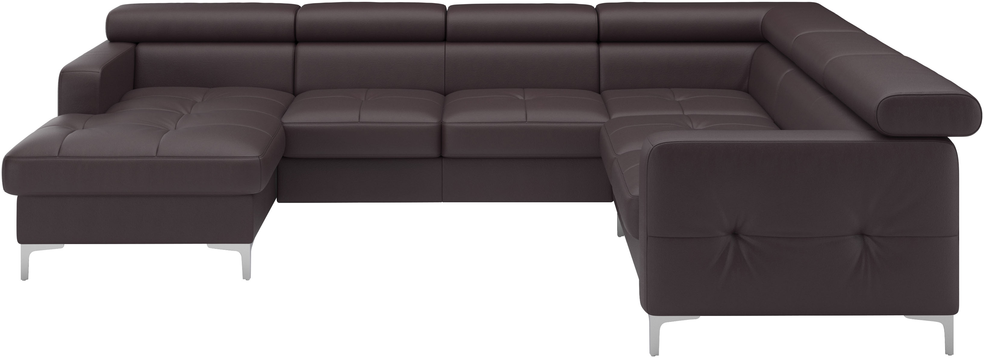 COTTA Wohnlandschaft "Sammy U-Form, B: 304 cm" Kopfteilverstellung, optional Schlaffunktion & Bettkasten
