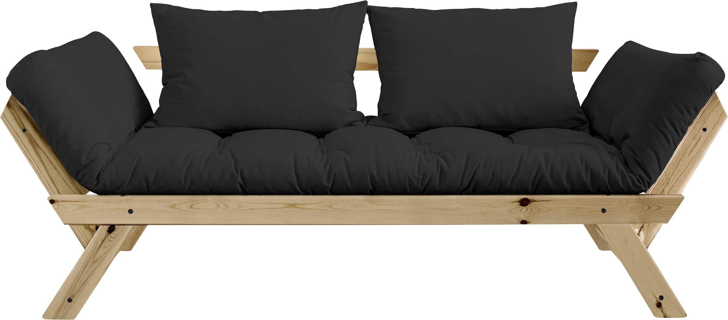 Karup Design Schlafsofa "Bebop, inkl. Futonmatratze – vielseitig klappbar, Breite: 180/200 cm" inkl. Futonmatratze