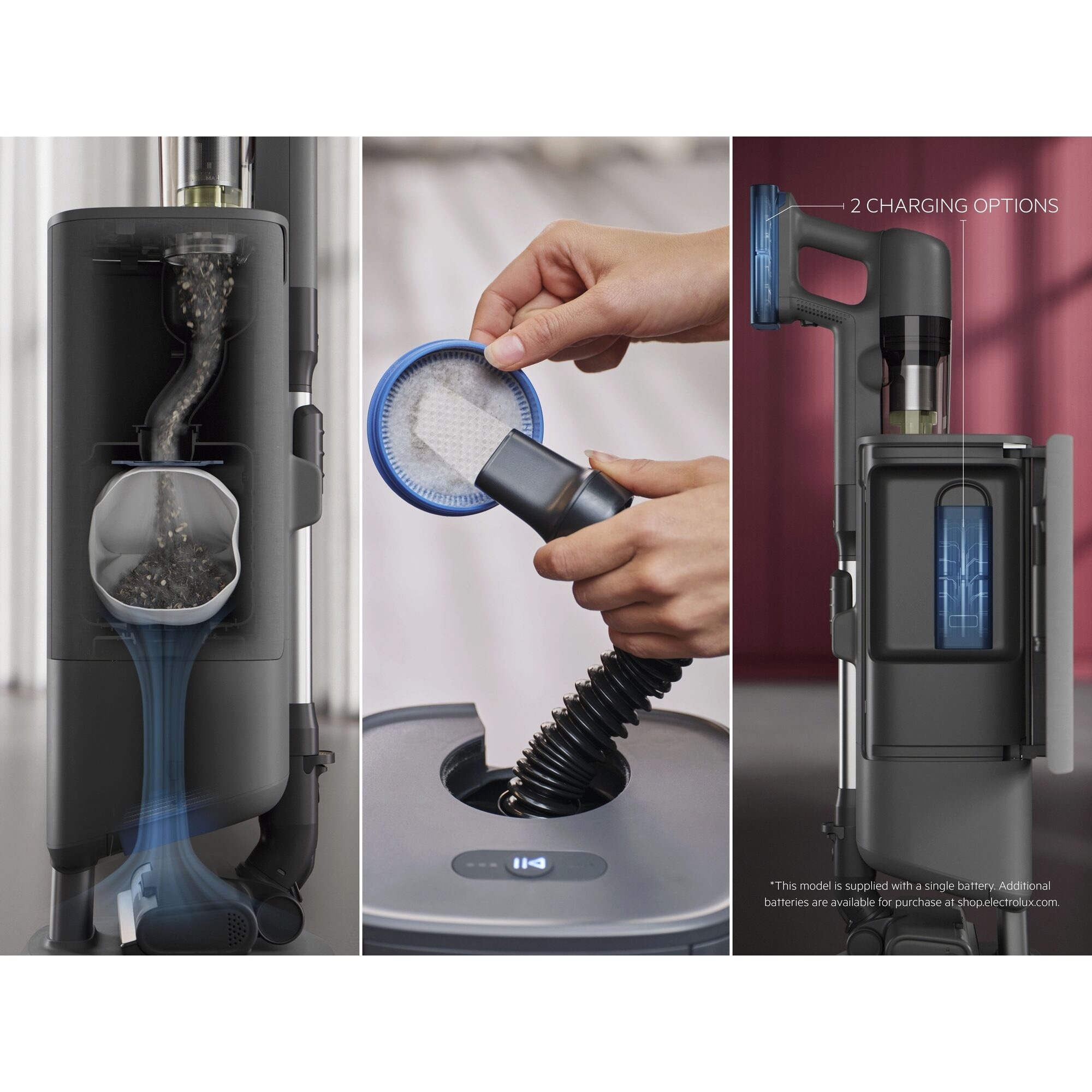 AEG Akku-Hand-und Stielstaubsauger »AP72UB21ES« Leistungsstark-HEPA-Filter; hygienischer All-in-One Station